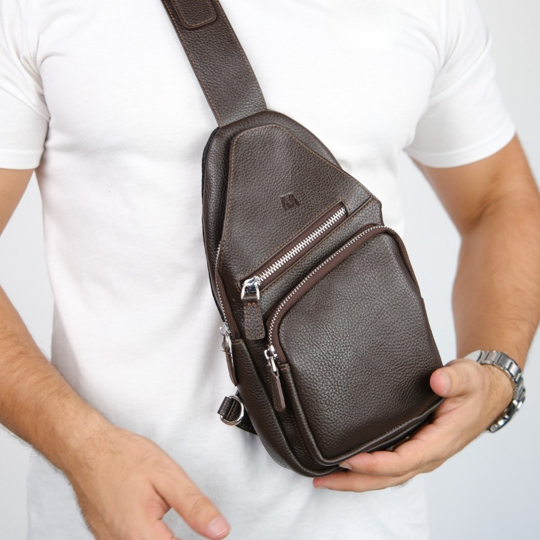 Hakiki Deri Unisex Çapraz Çanta – Kişiye Özel, İsim Baskılı | Baggy 6981
