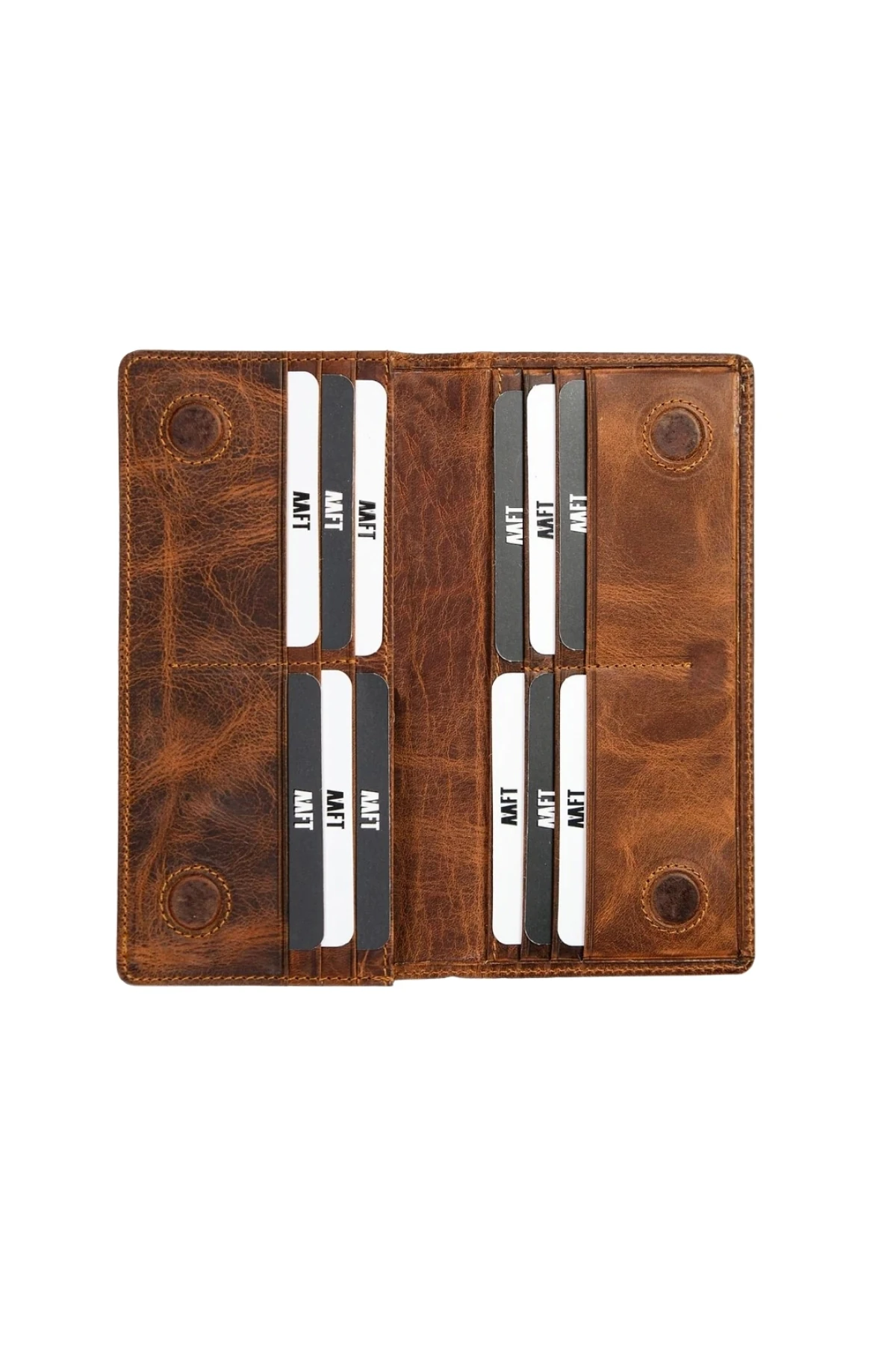 Hakiki Deri Unisex Telefon Bölmeli Cüzdan – Mıknatıslı, İsim Yazılı, Kişiye Özel | Golden 3367