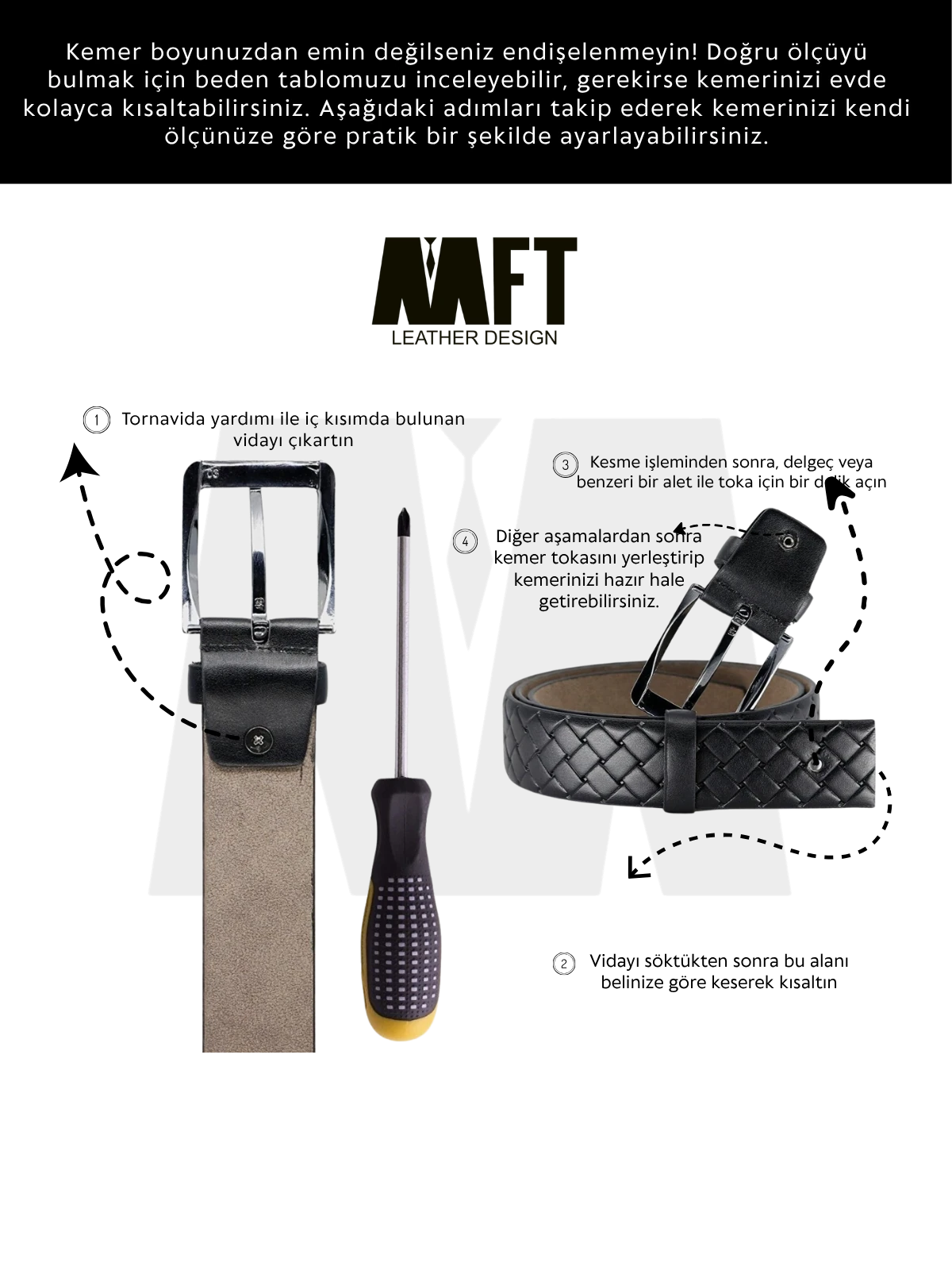 Hakiki Deri Klasik Kemer - 3,5 cm Siyah | Napa 7565