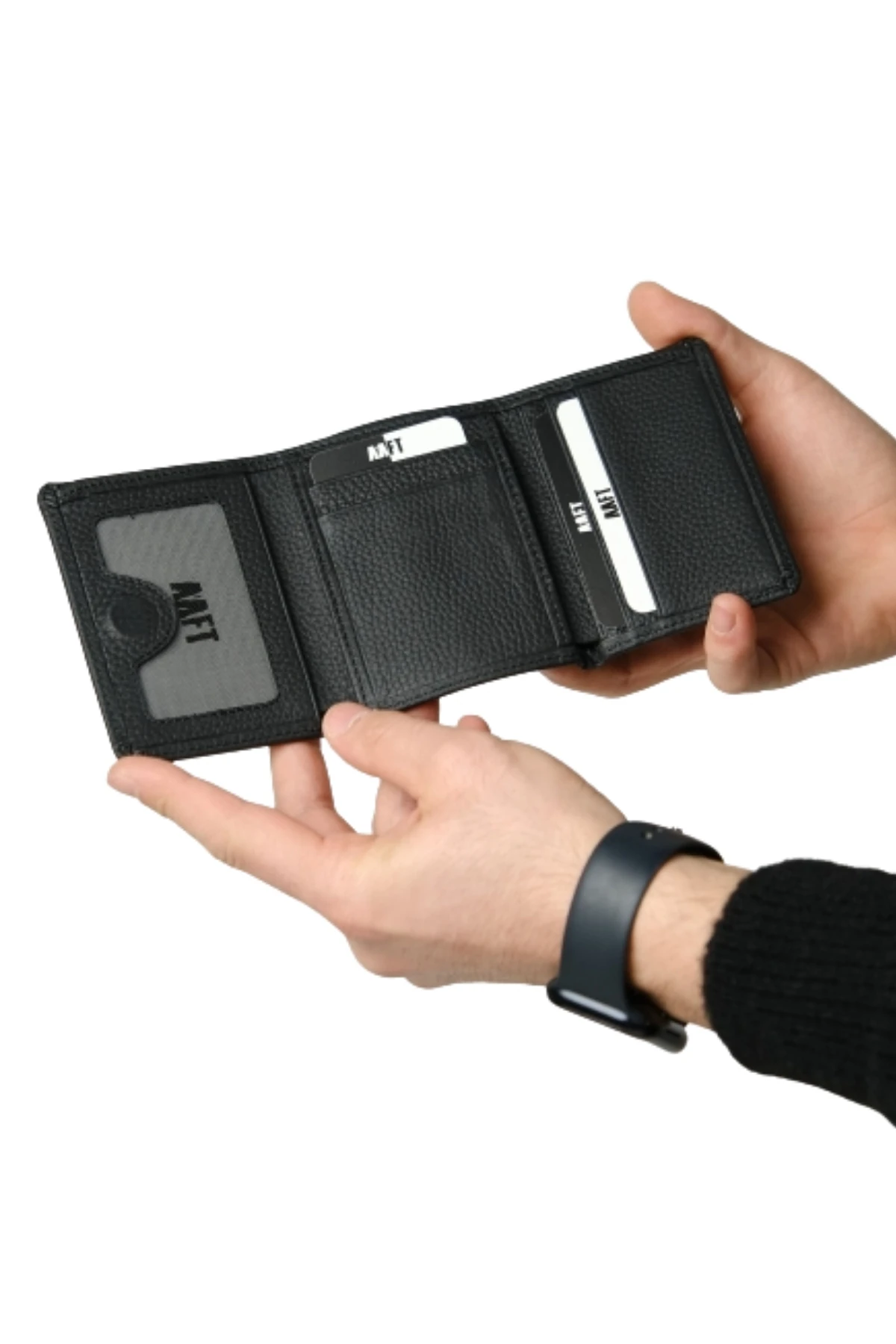 Hakiki Deri Erkek Cüzdan – Mıknatıslı Kapaklı, İsim Baskılı, Kişiye Özel | Roko 1212