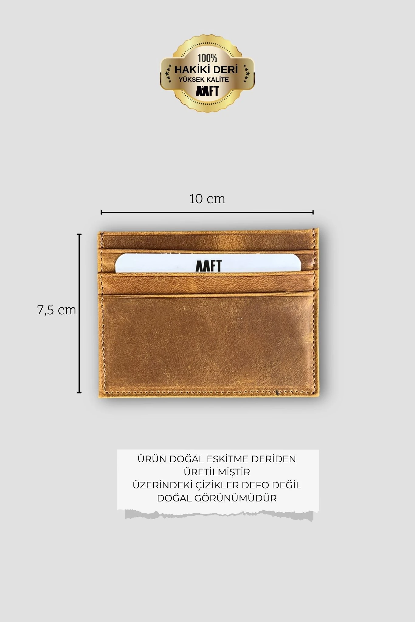 Hakiki Deri Unisex Kartlık – İsim Yazılabilir, Kişiye Özel | Rota 4565