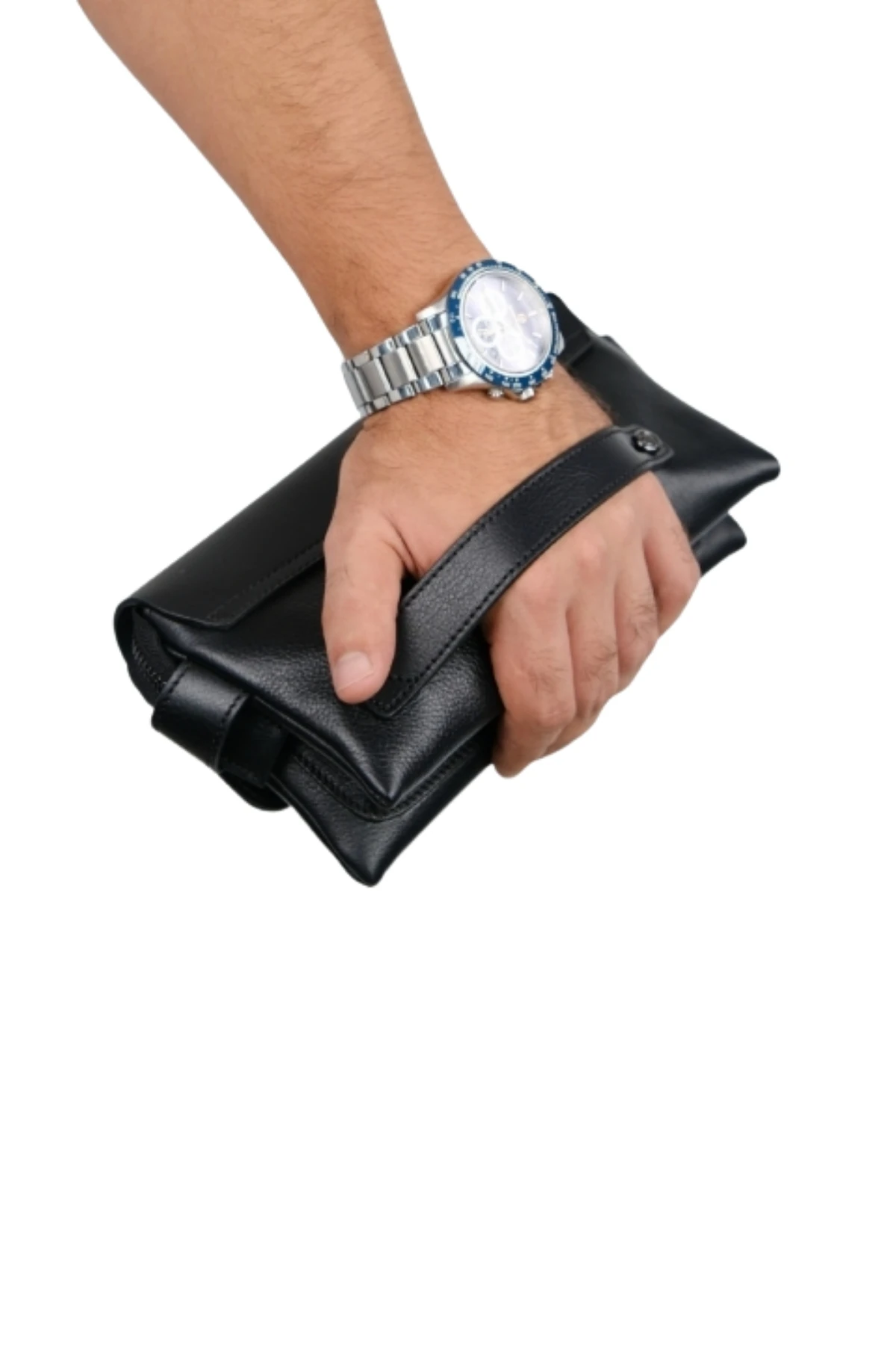 Hakiki Deri Unisex El Çantası – Bilek Tutma Kayışı, İsim Yazılı, Kişiye Özel | Boliva 9874