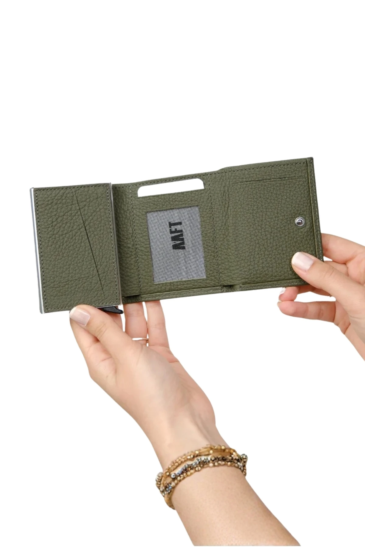 Hakiki Deri Unisex Mekanizmalı Cüzdan – İsim Yazılı, Kişiye Özel | Retro 2660