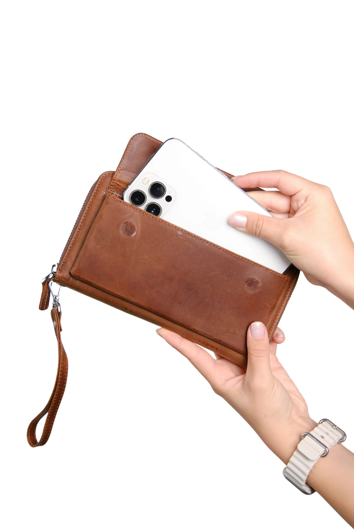 Hakiki Deri Unisex El Çantası | Canelia 1310