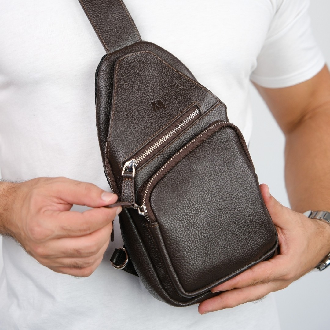 Hakiki Deri Unisex Çapraz Çanta – Kişiye Özel, İsim Baskılı | Baggy 6981