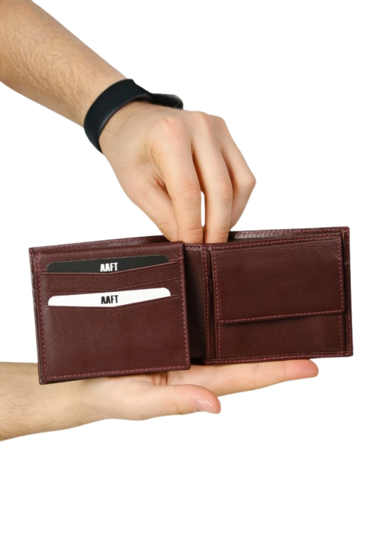 Hakiki Deri Bozuk Paralı Erkek Cüzdan – İsim Yazılı, Kişiye Özel | Bond 7110