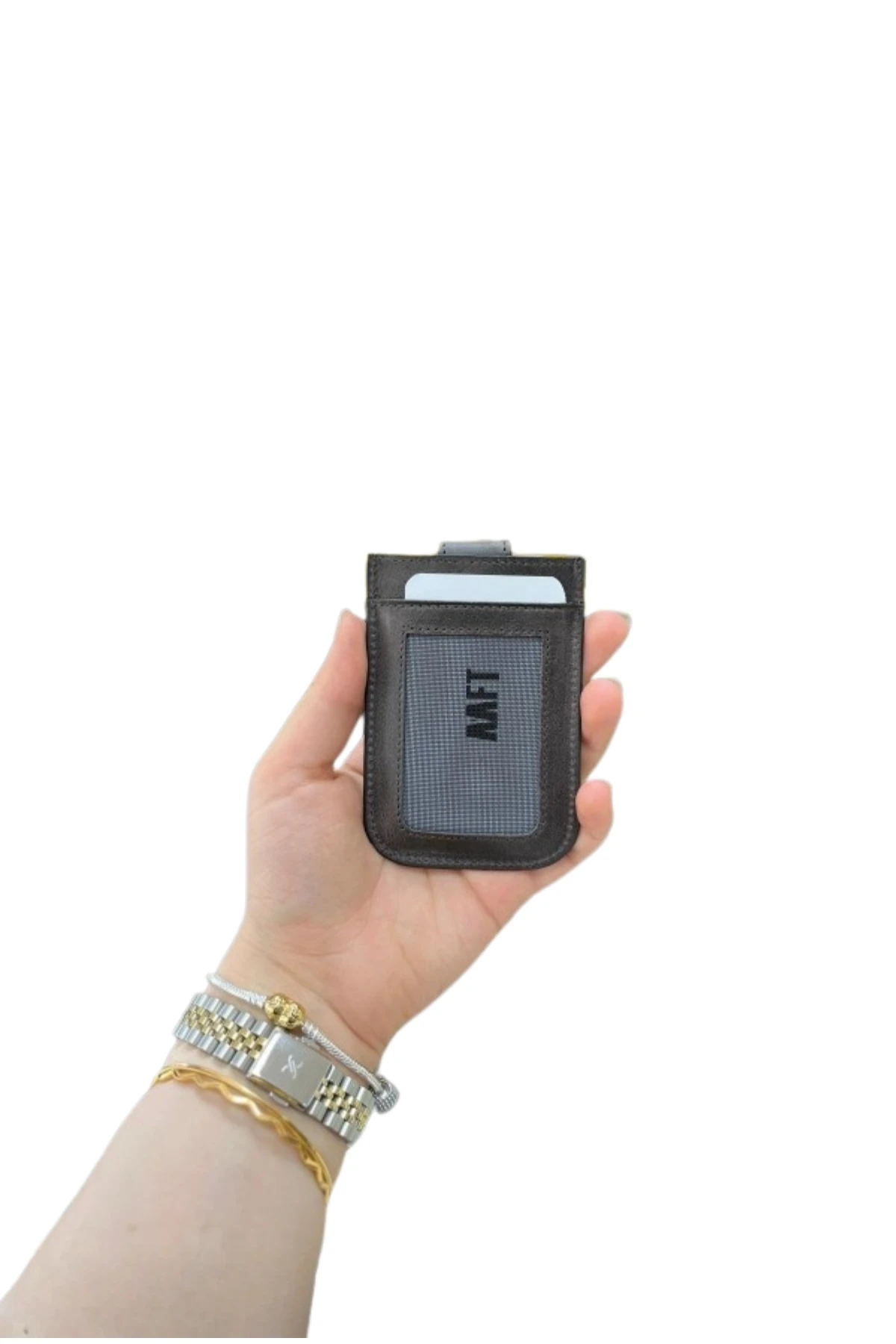 Hakiki Deri Unisex Kartlık – Kompakt, İsim Yazılı, Kişiye Özel | Vest 0776