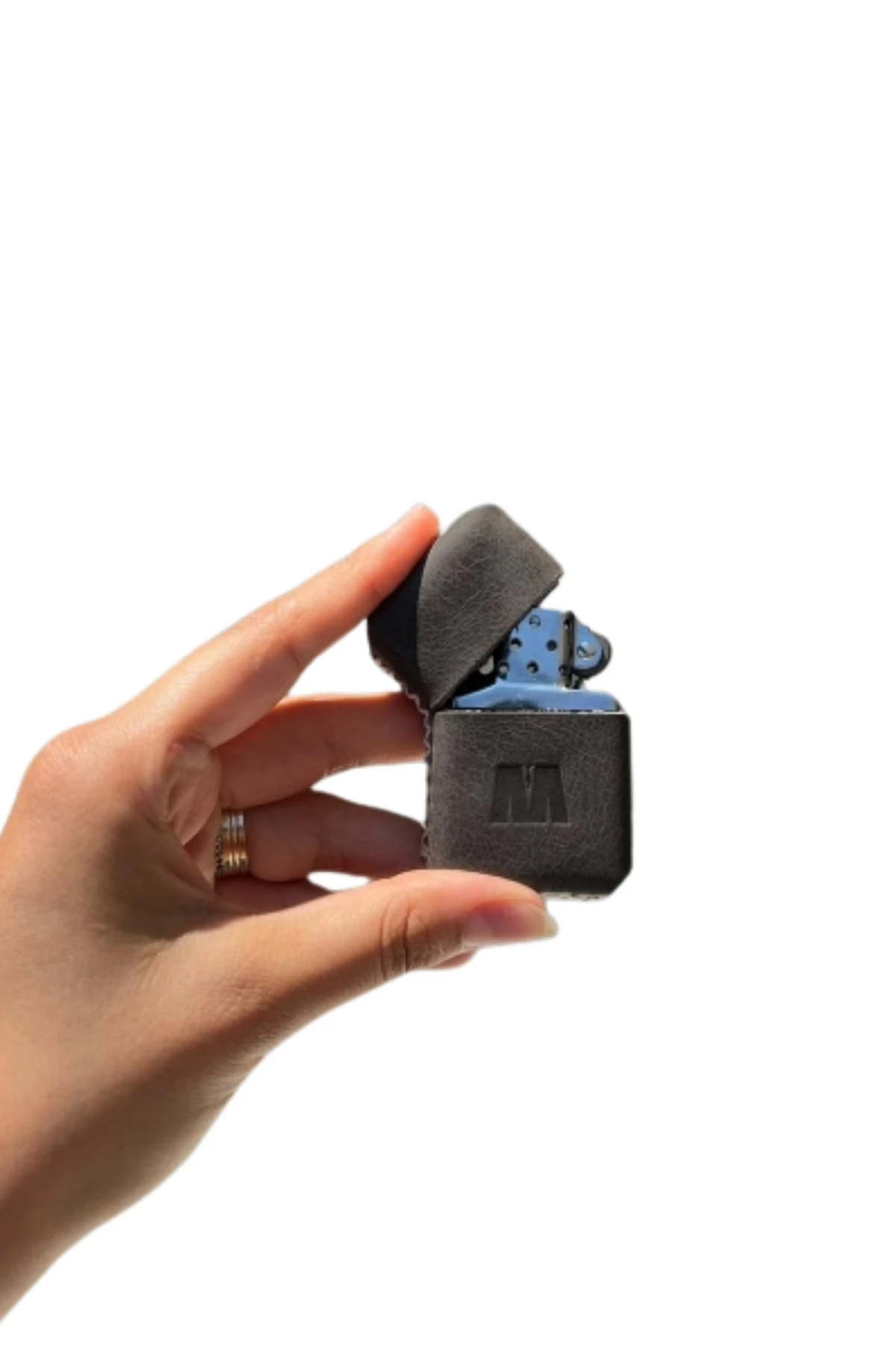 Deri Kılıflı Zippo Model Çakmak | Çakmak 5685