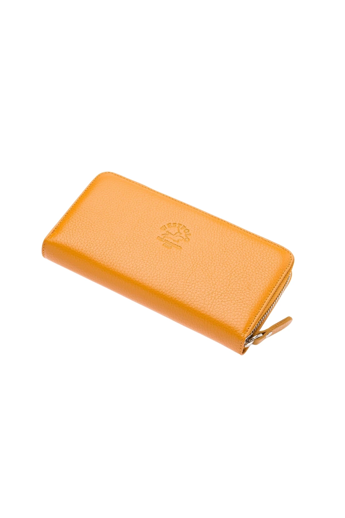 Hakiki Deri Kadın Cüzdan , Fermuarlı, İsim Yazılı, Kişiye Özel | West Polo - 4722 - Sarı