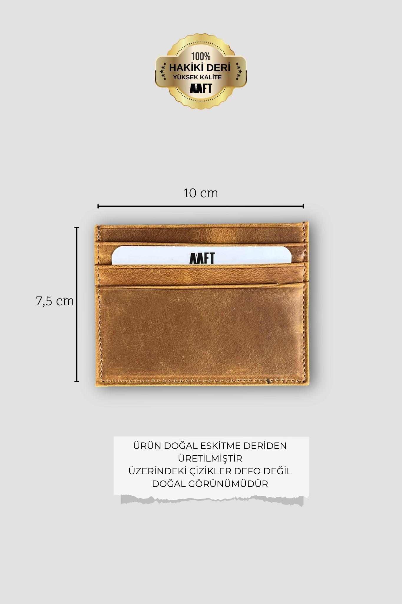 Hakiki Deri Unisex Kartlık – İsim Yazılabilir, Kişiye Özel | Rota 4565 - Crazy Camel