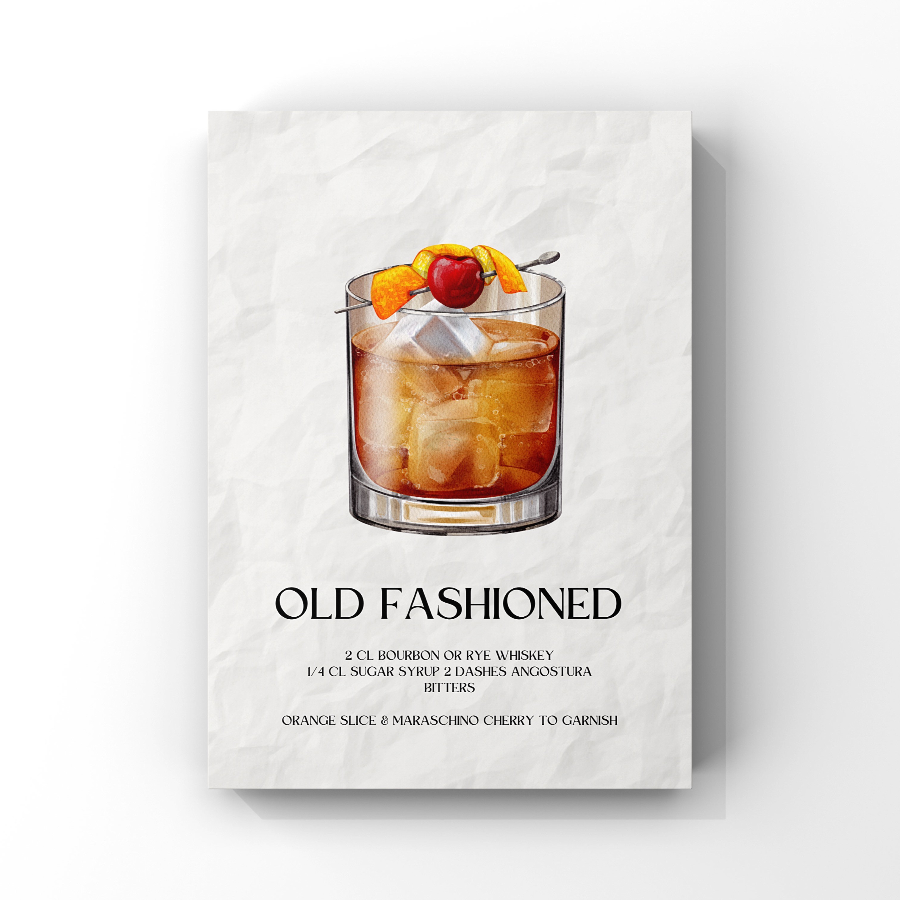 Koktely Poster - Old Fashioned