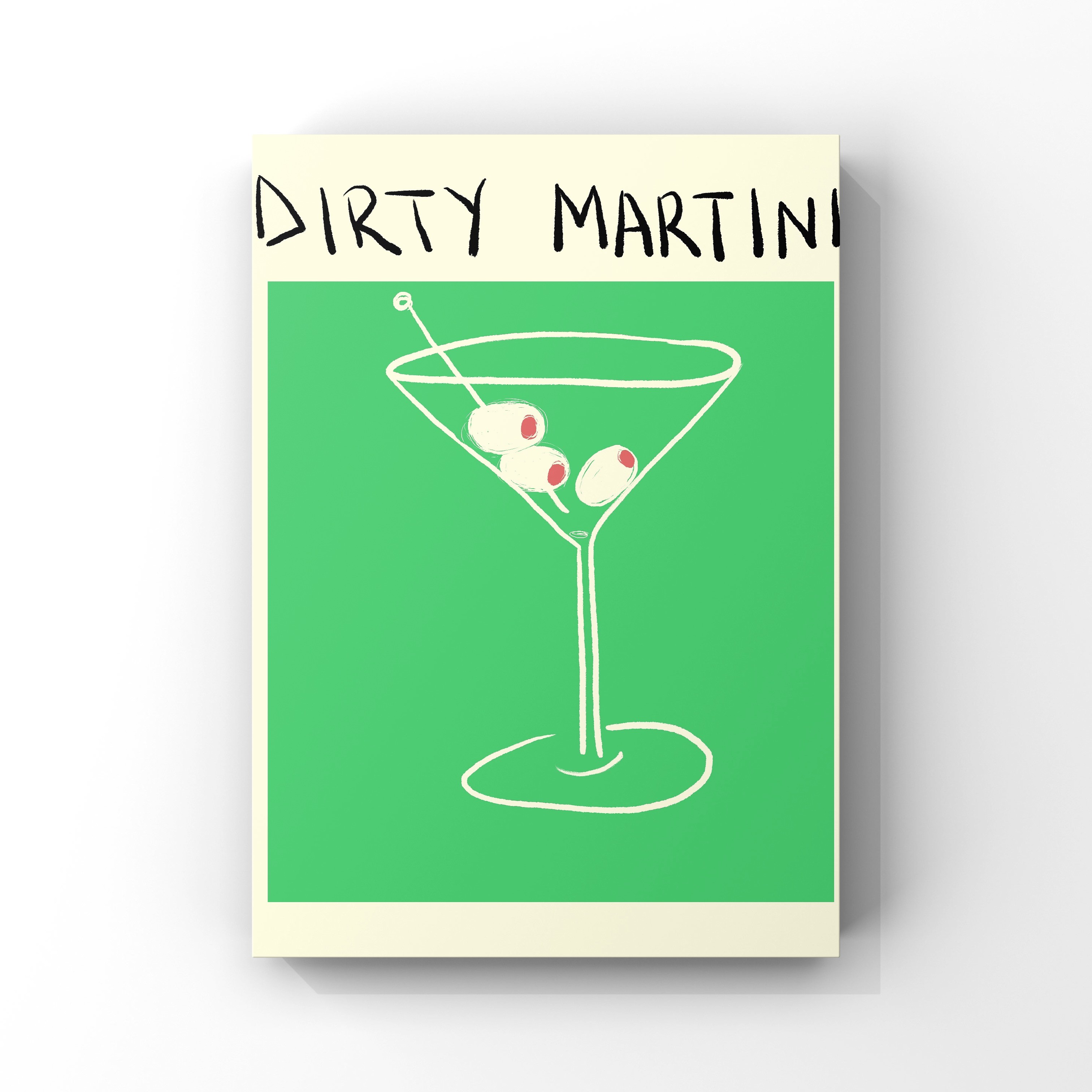 Dirty Martini 2 Art Print