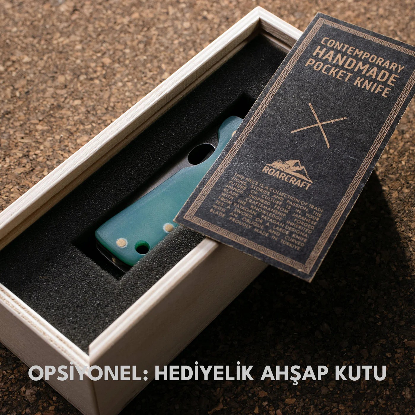 Nobu - Micarta Saplı El Yapımı Cep Çakısı