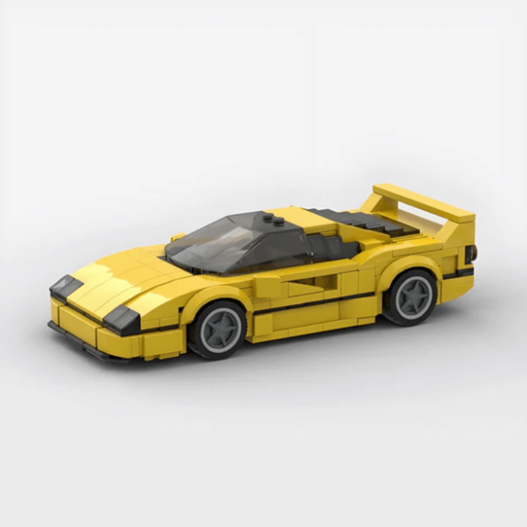 Minibricks Ferrari F40 Yellow