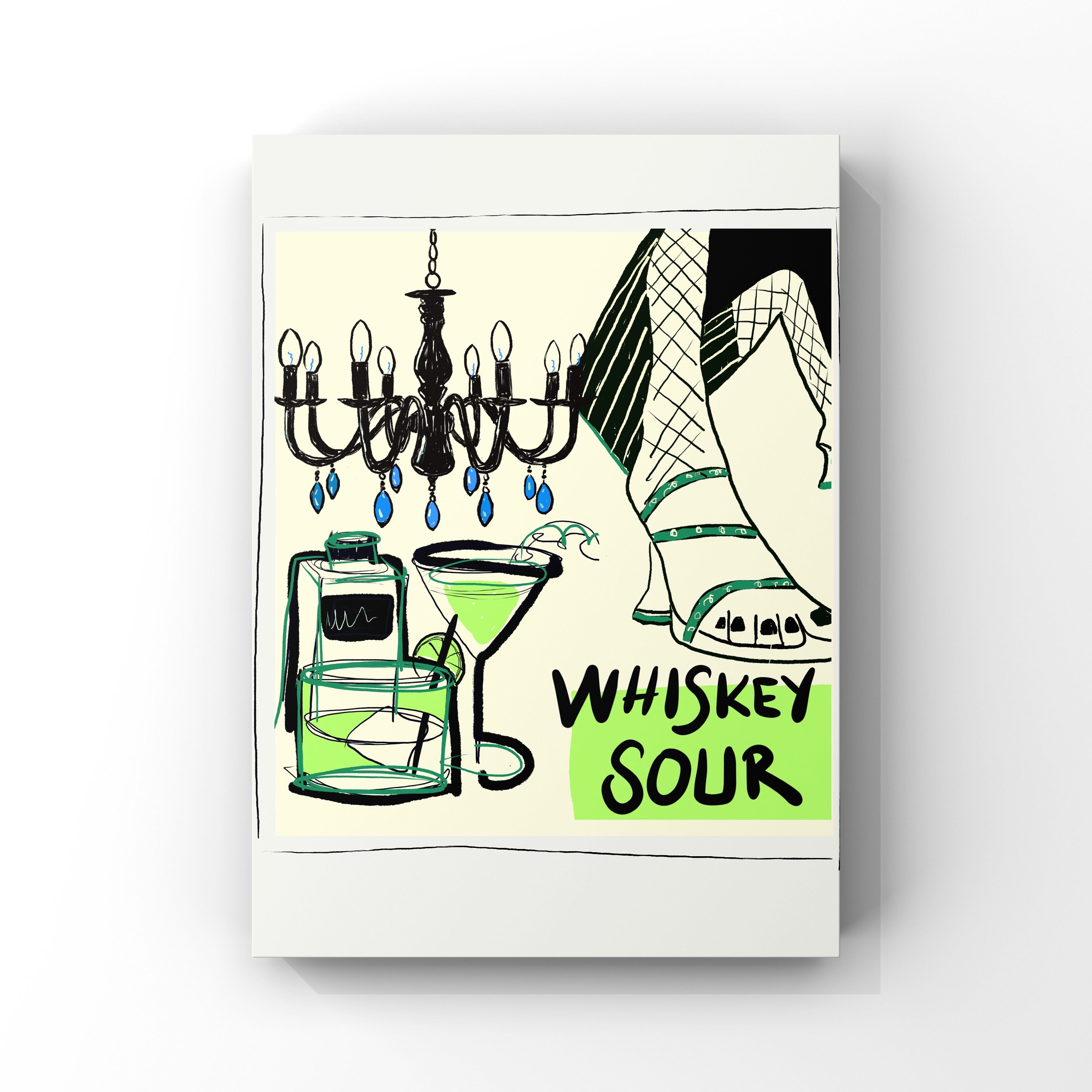 Whiskey Sour Art Print