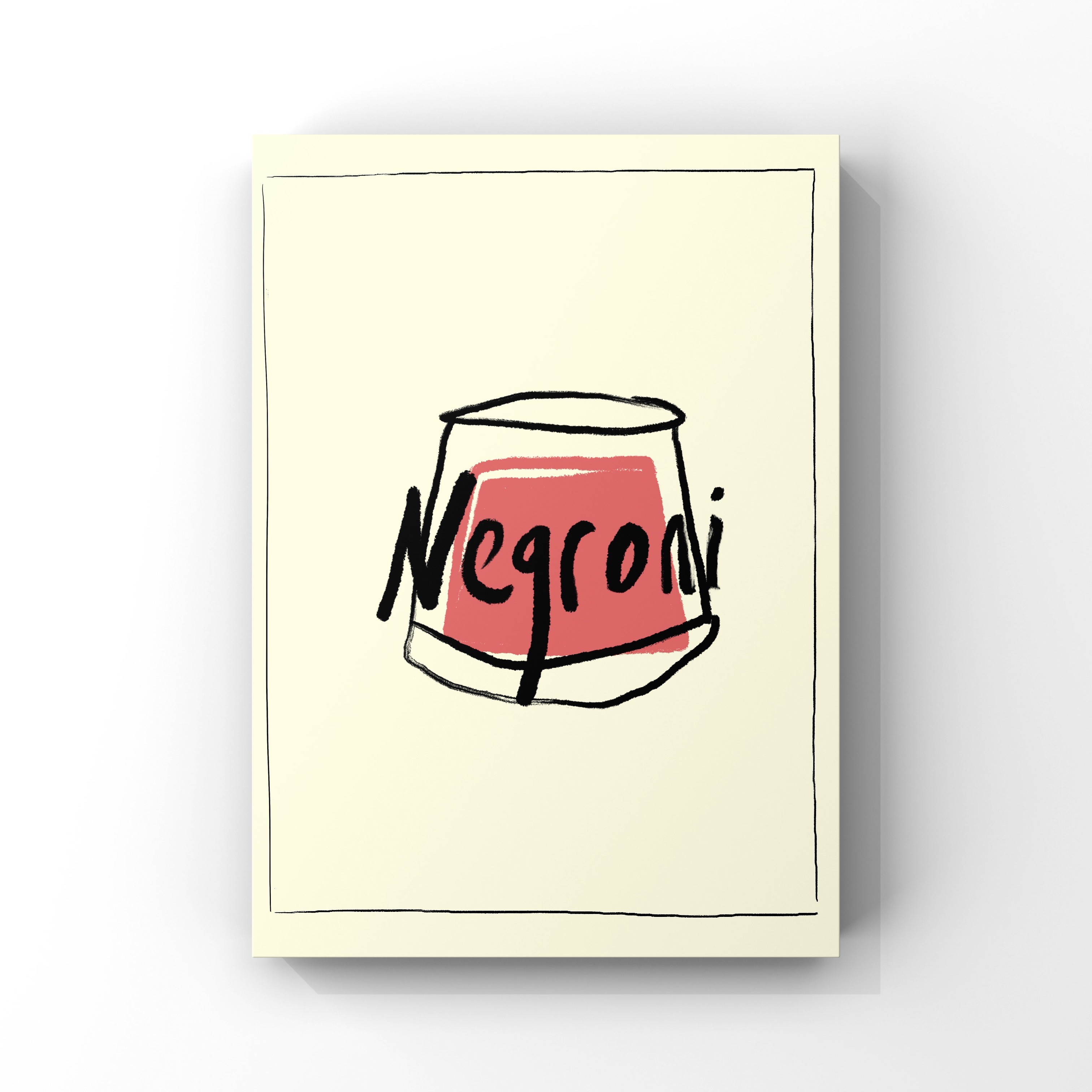 Negroni Art Print