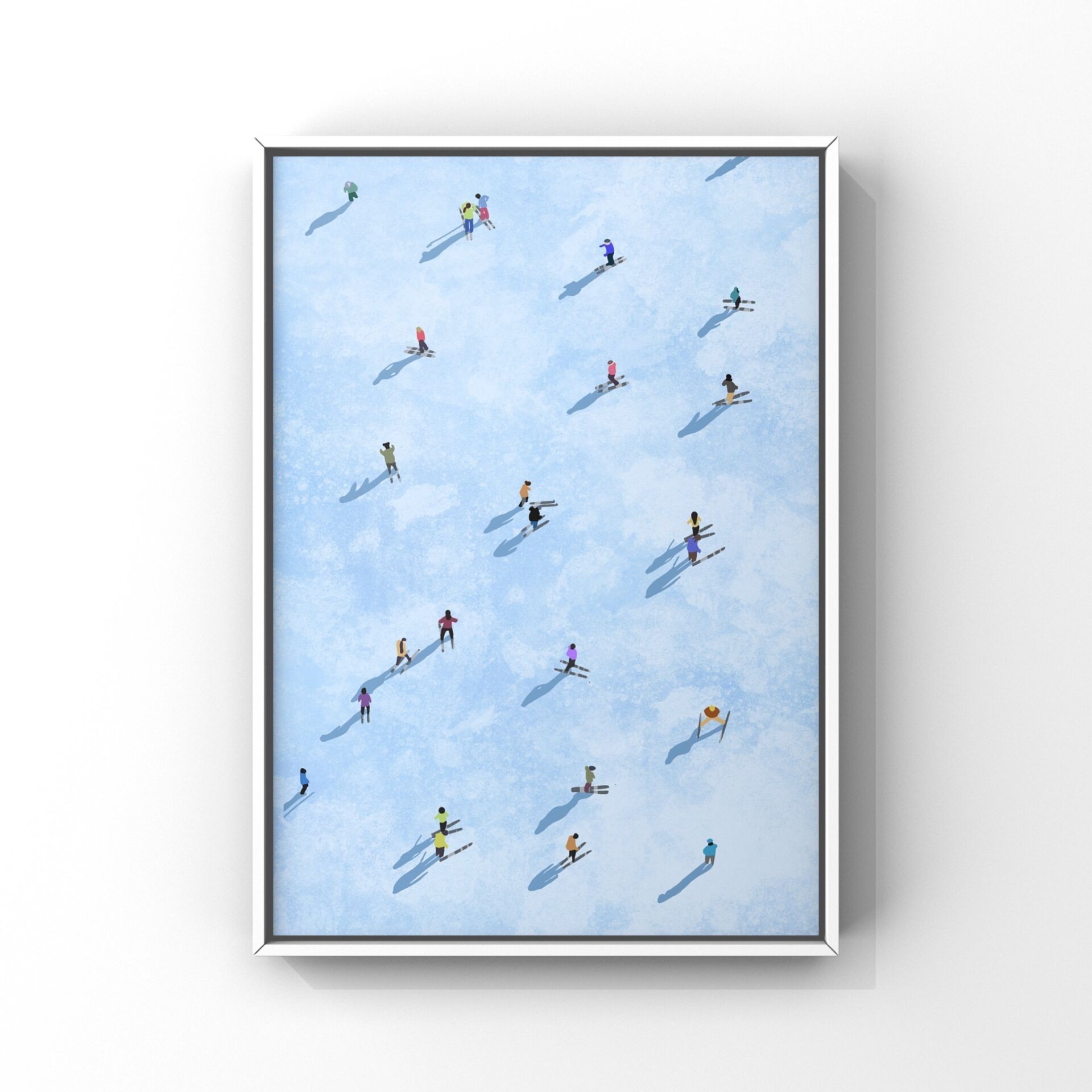 Skiers Illustration E - Zaze