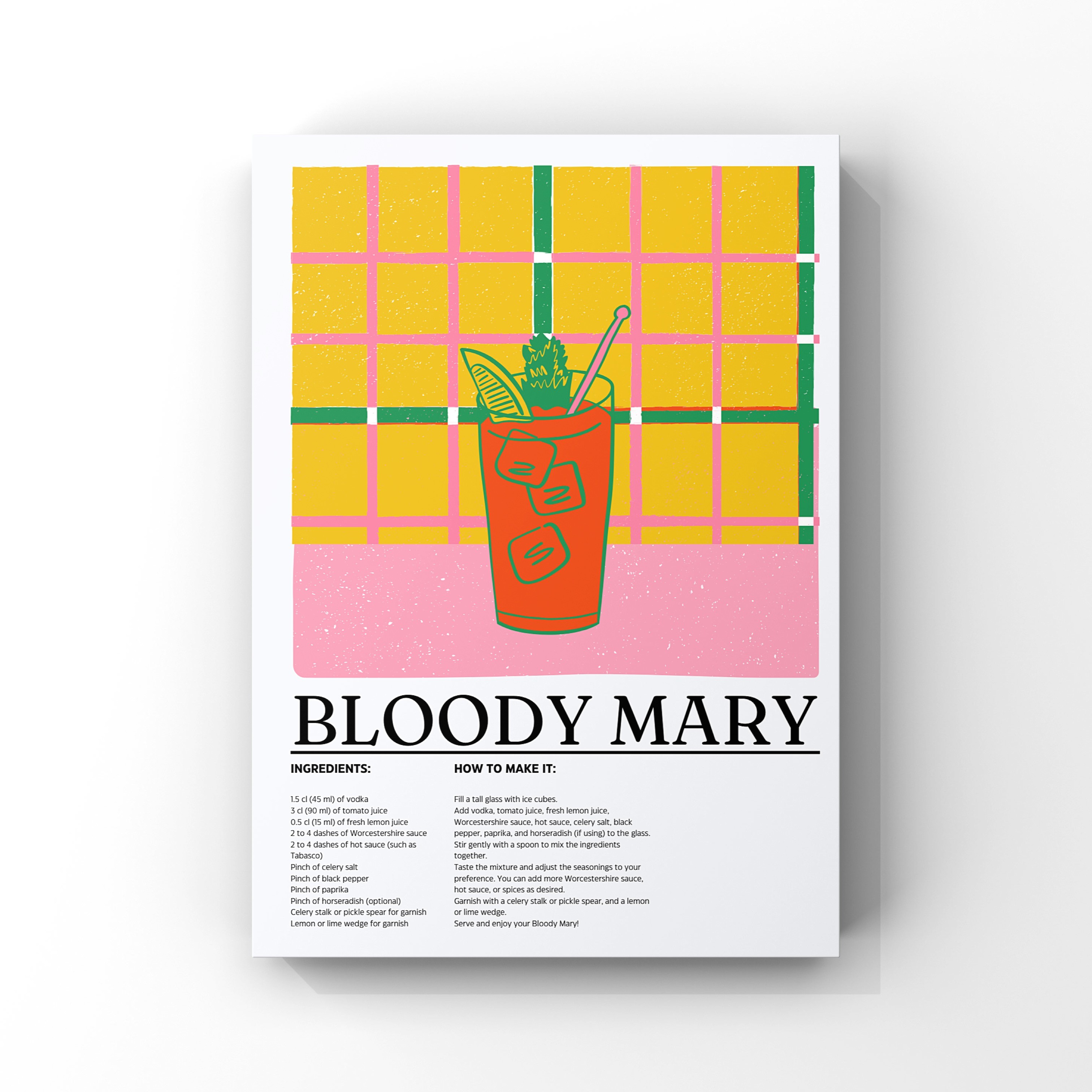 Koktely Poster - Bloody Mary