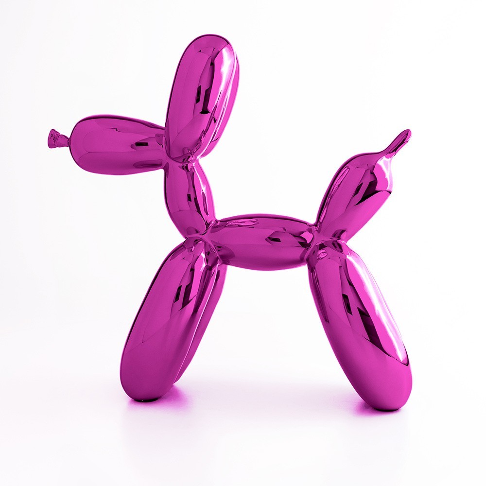 Jeff Koons Balloon Dog Mavi Heykel