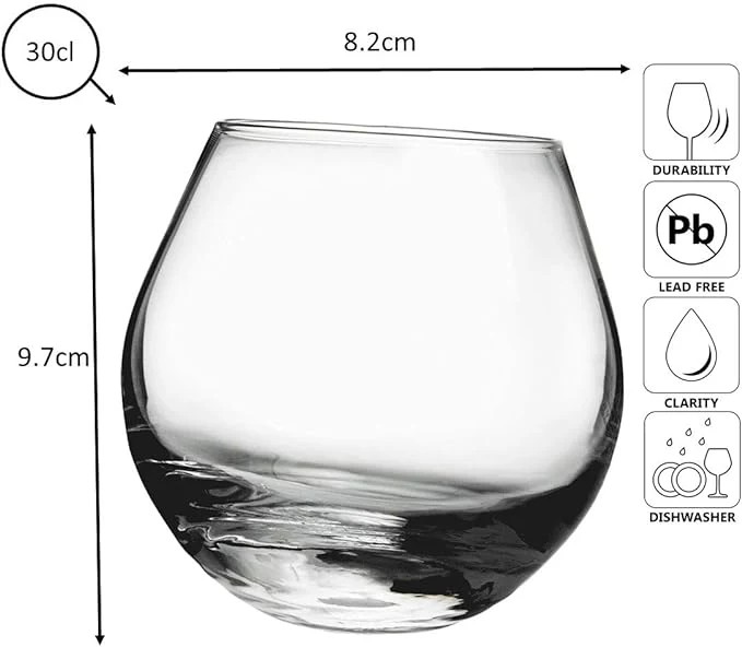 Rocking Whisky Glass