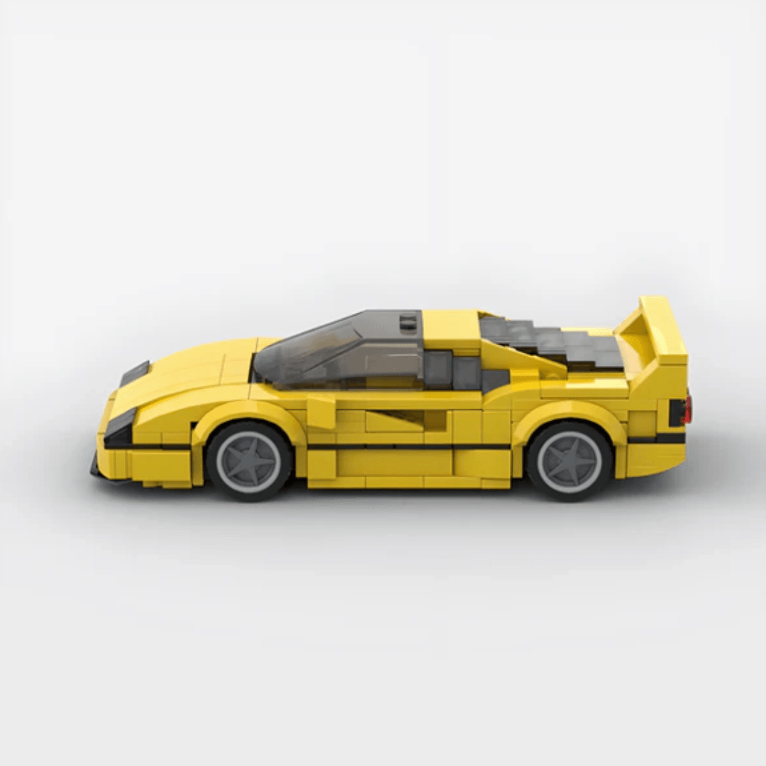 Minibricks Ferrari F40 Yellow