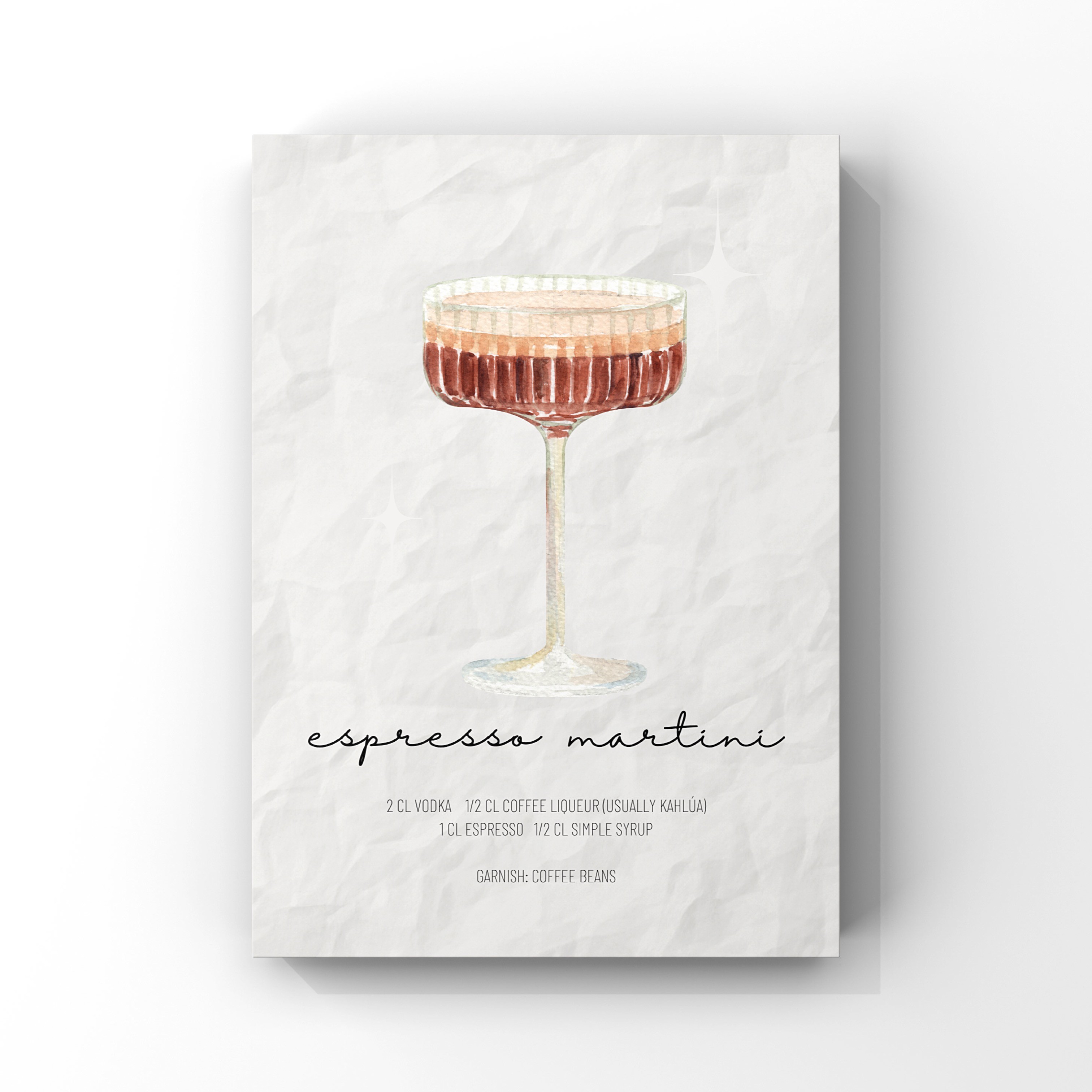 Kokteyl Poster - Espresso Martini