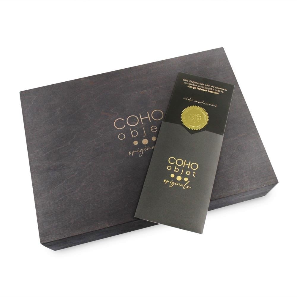 Coho Patron Limited Edition Aksesuarlı Döküm Prinç Dövme Puro Seti