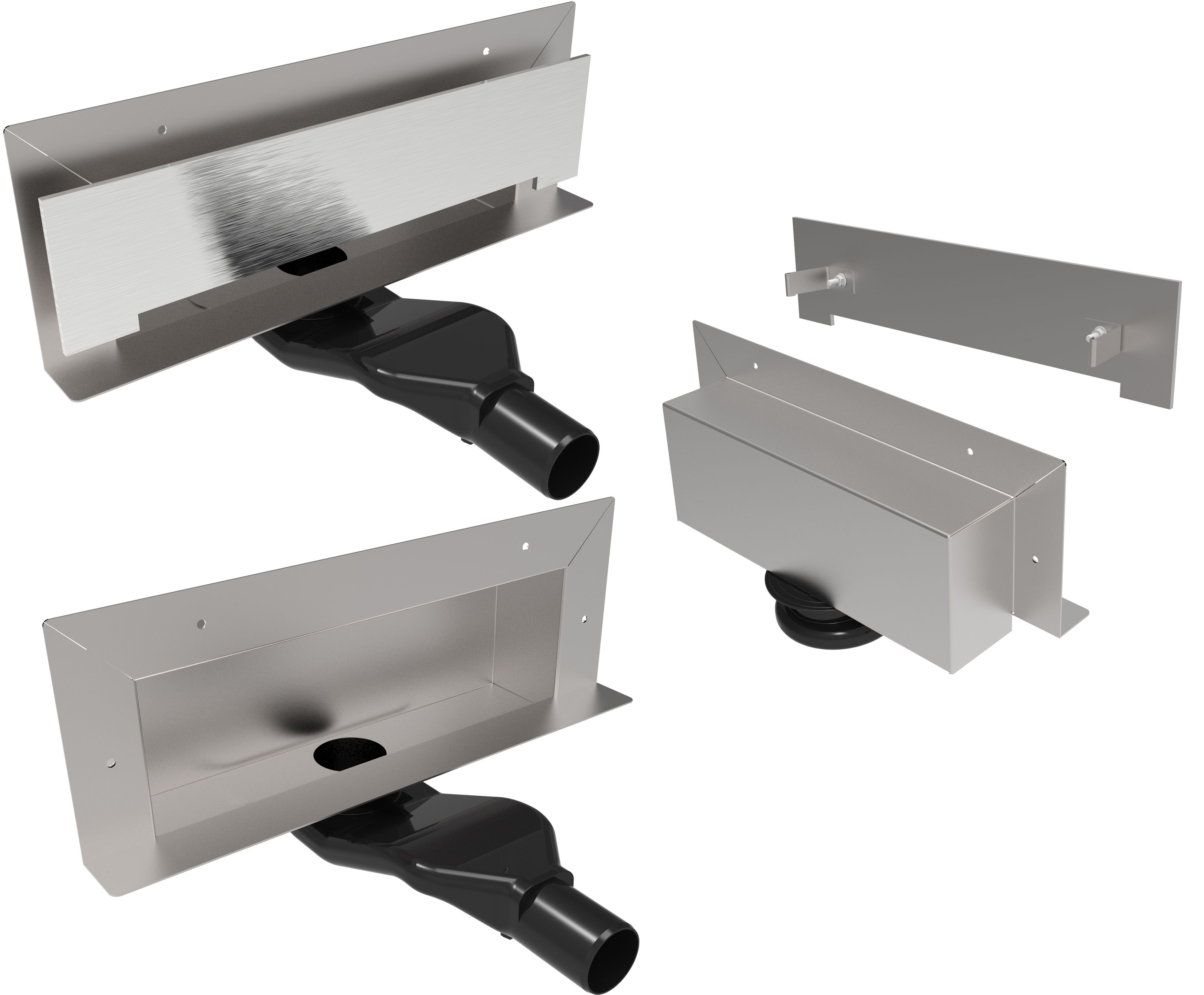 Stainless Steel Shower Channels Optimum Serie