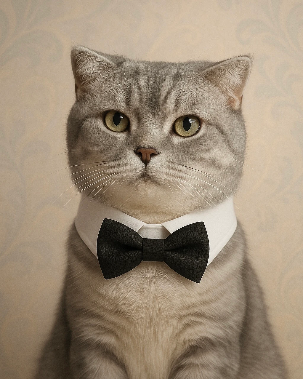 “Kedi ve Köpekler İçin Papyonlu Yaka – Zarafet ve Şıklık Tek Tasarımda!”