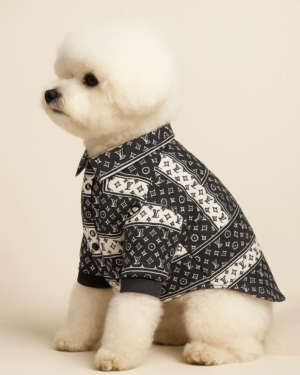 Luxury Monogram Köpek Gömleği – Premium Şıklığın Yeni Adı
