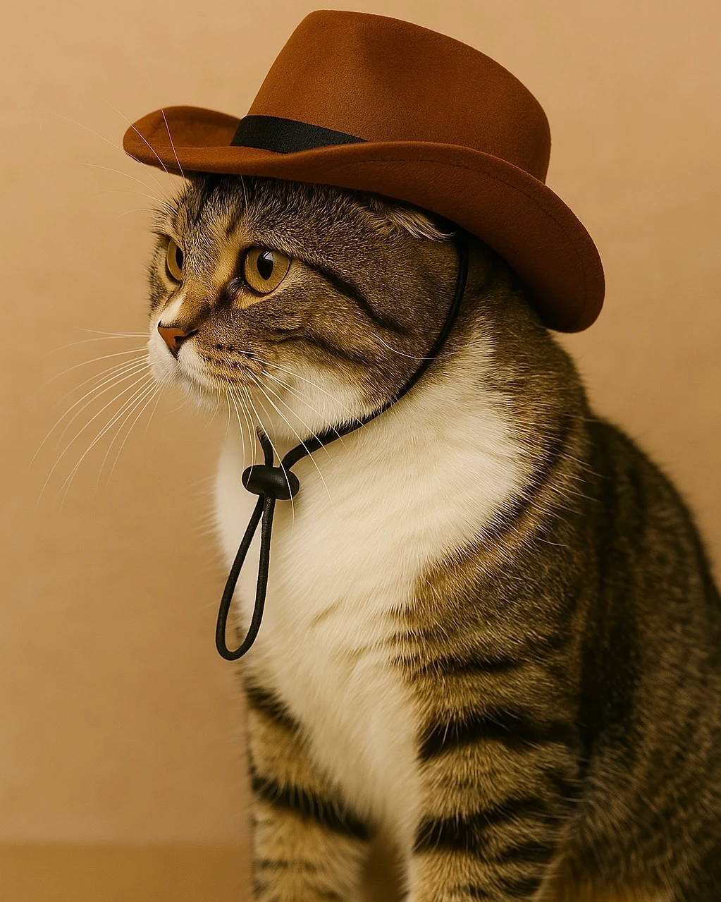 Evcil Hayvan Kedi Ve Küçük Irk Köpek Kovboy Şapkası