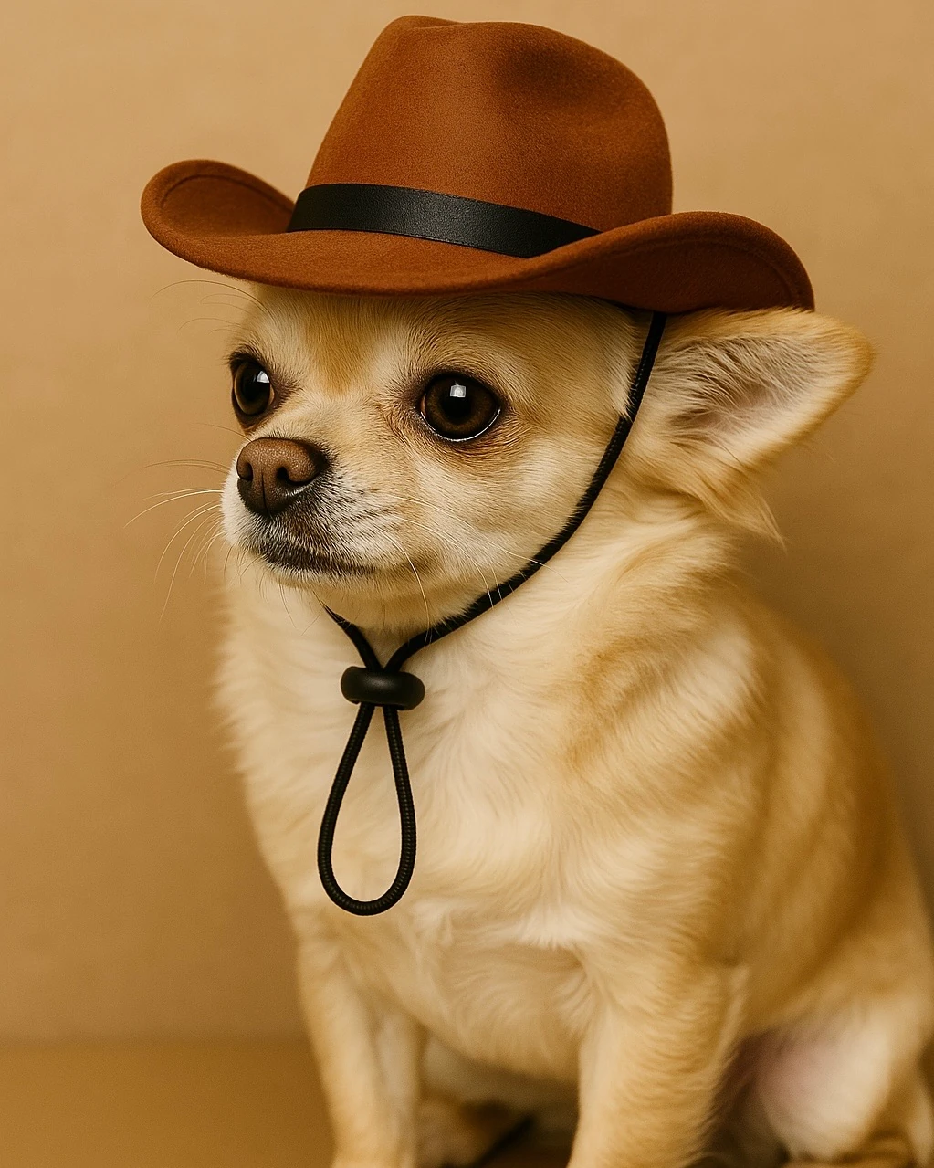 Evcil Hayvan Kedi Ve Küçük Irk Köpek Kovboy Şapkası