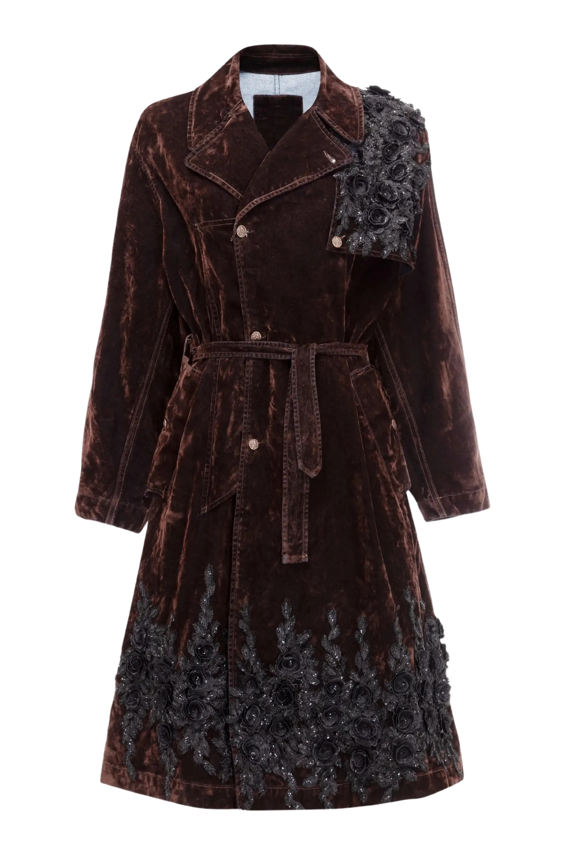 Brown Velvet Coat