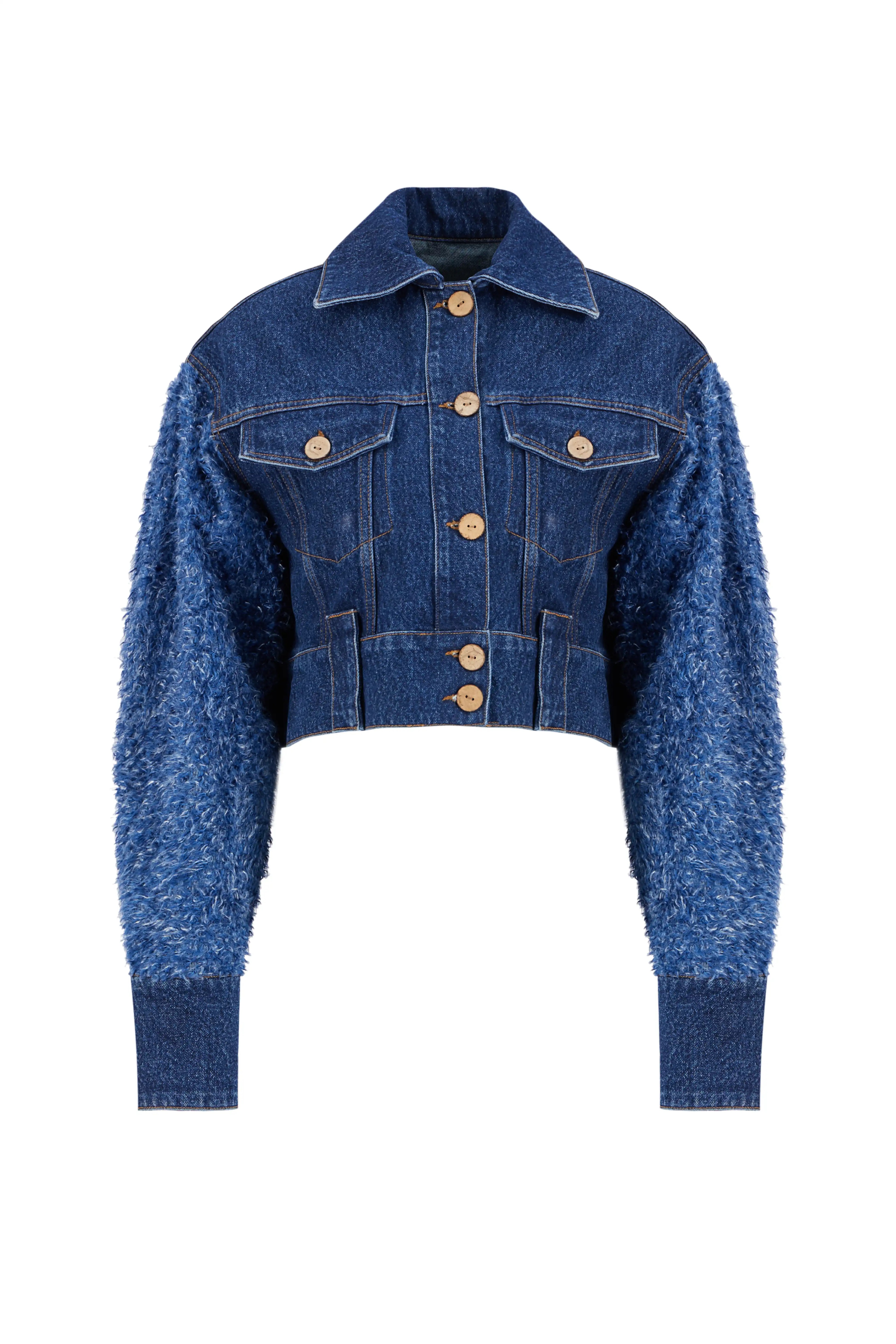 Honey Bunny Crop Denim Jacket 