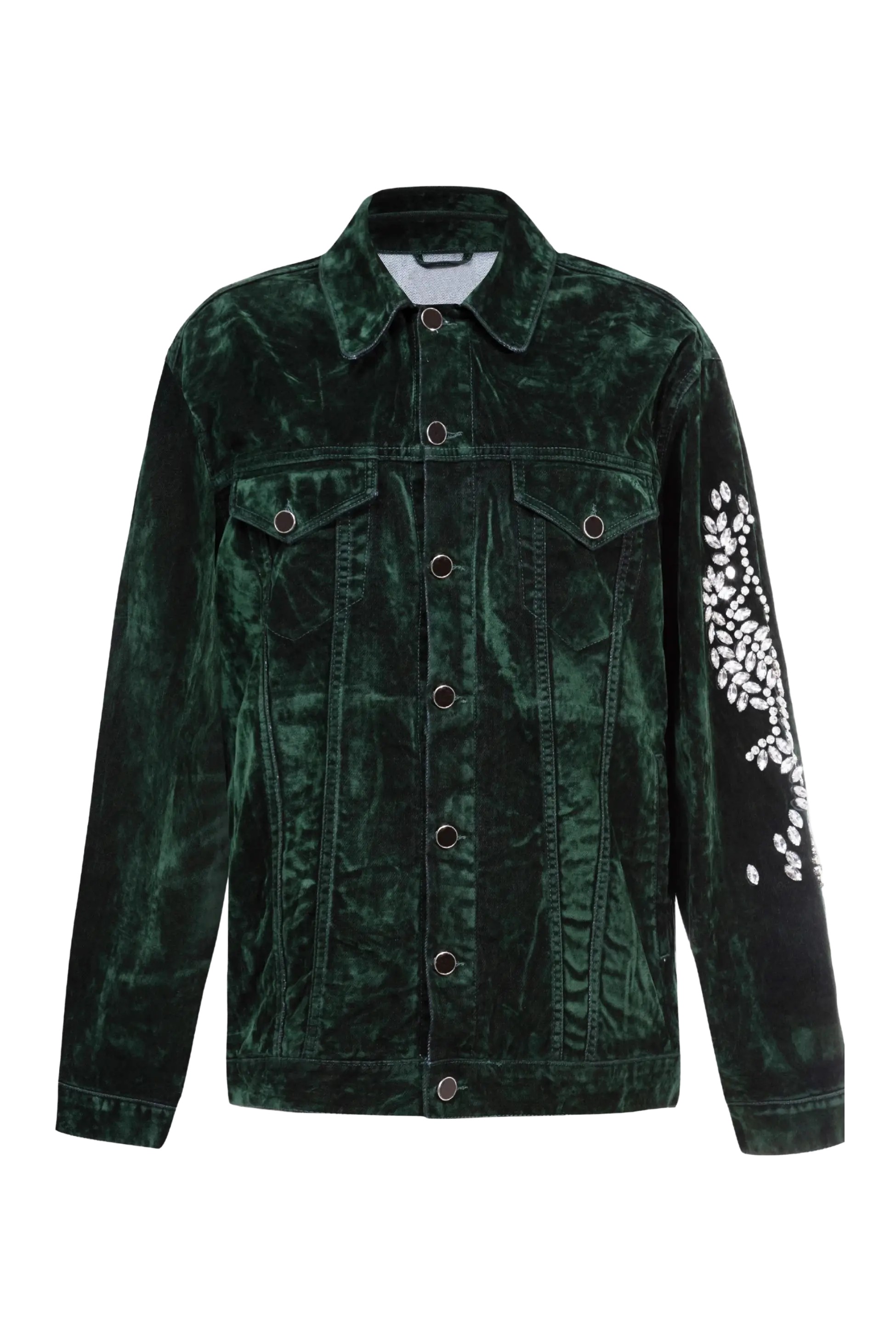 Emerald Velvet Glamour Jacket