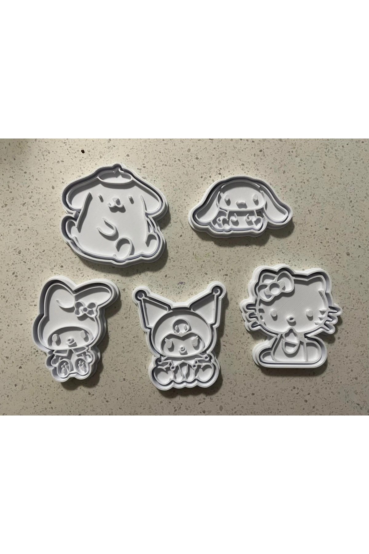 5li Kuromi Şekilli Kurabiye Kalıpları