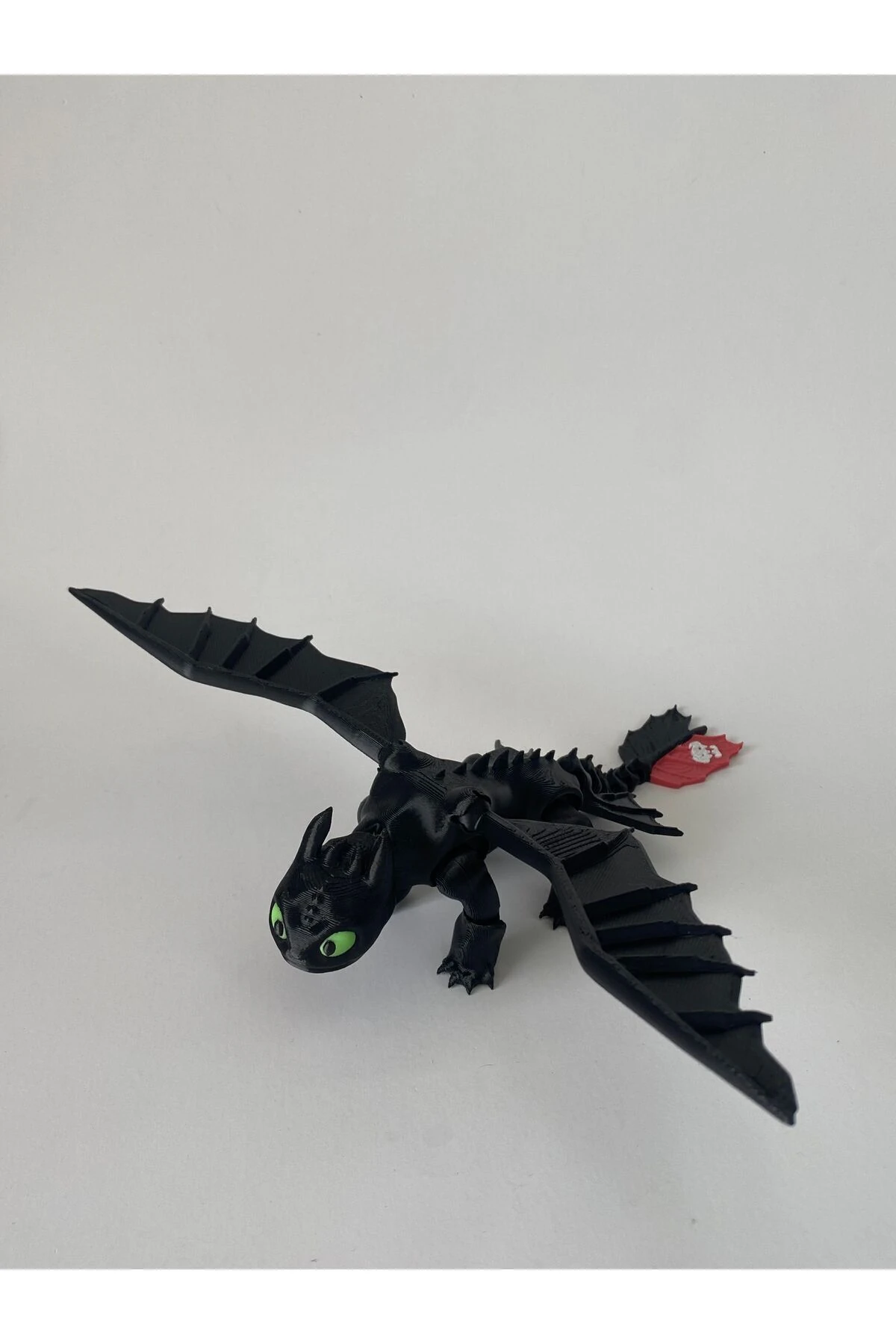 (17 CM UZUNLUĞUNDA) Dişsiz Ejderhanı Nasıl Eğitirsin Hareketli Oyuncak Toothless