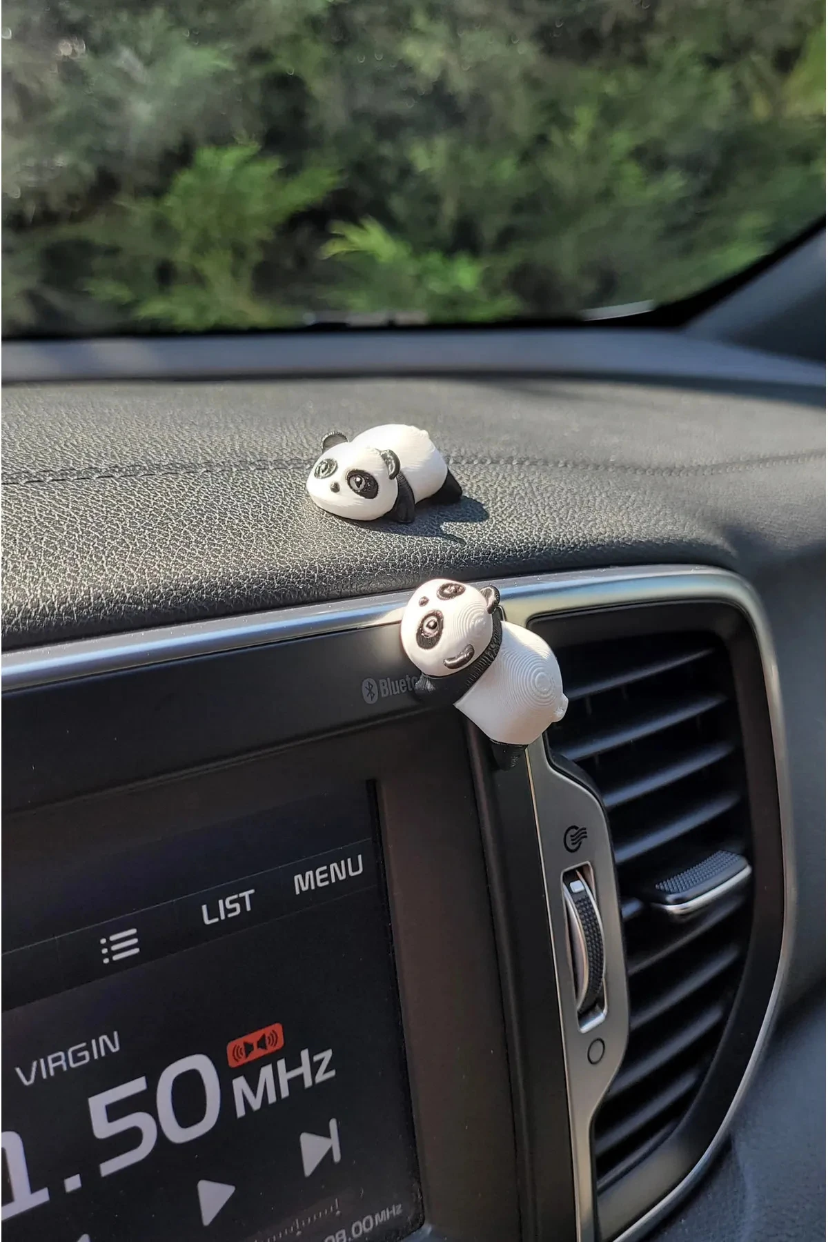 1 Adet Plastik Mini Panda Araç İçi Aksesuar, Araba Dekoru, Klima Süsü, Panda Dekor, Masa Dekoru.