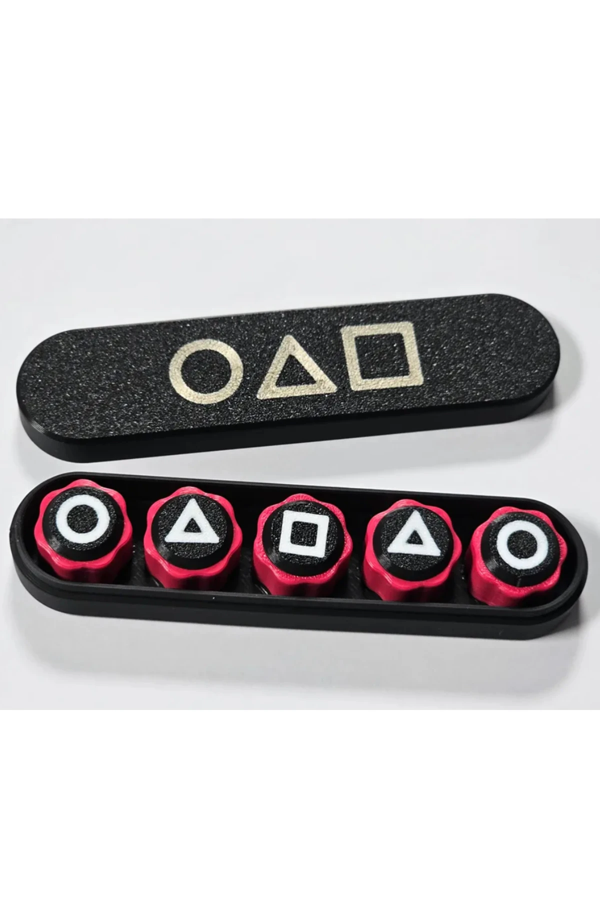 Squid Game Oyun 5 Taş Seti Kalamar Oyun Renkli Taş Gonggi Oyunu