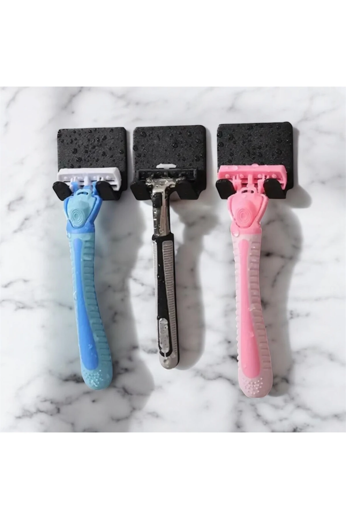 1 adet Permatik Tutucu - Banyo Düzenleyici - Jilet Tutucu Aparat - Çok amaçlı Banyo Askısı.