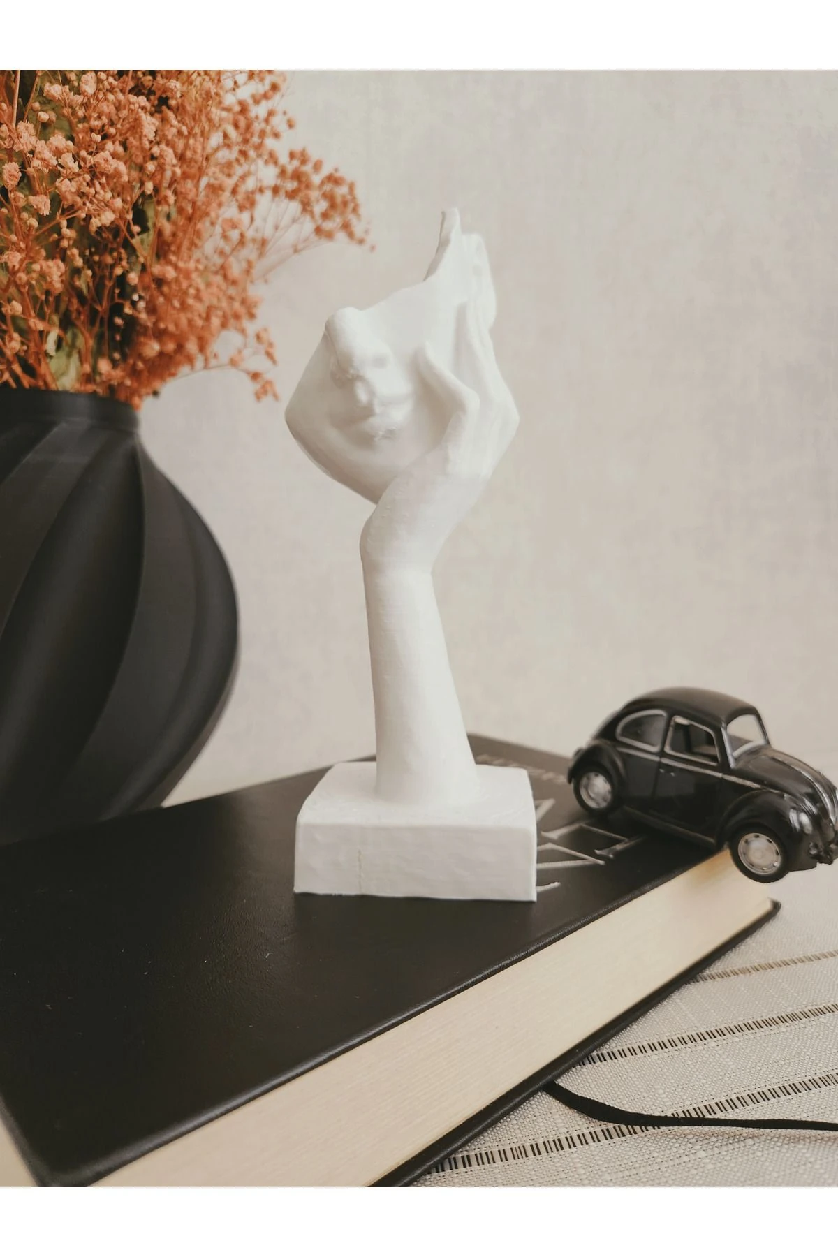 Soyut Yüz Modeli Iskandinav Tarzı Biblo Heykel Figür Dekor Dekorasyon 3d 3 Boyutlu altindals.