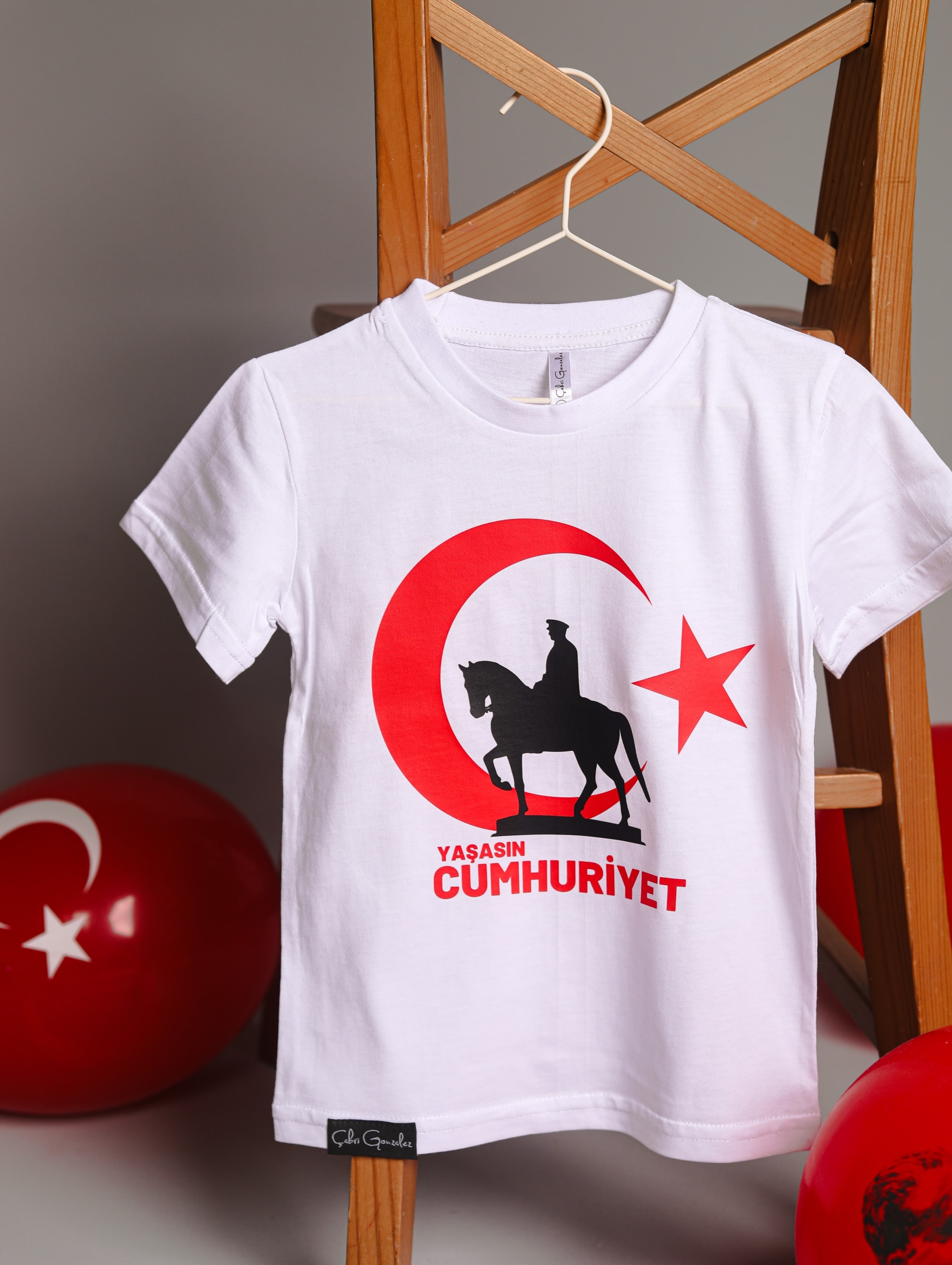 ÇOCUK - 29 Ekim Tişört - Beyaz