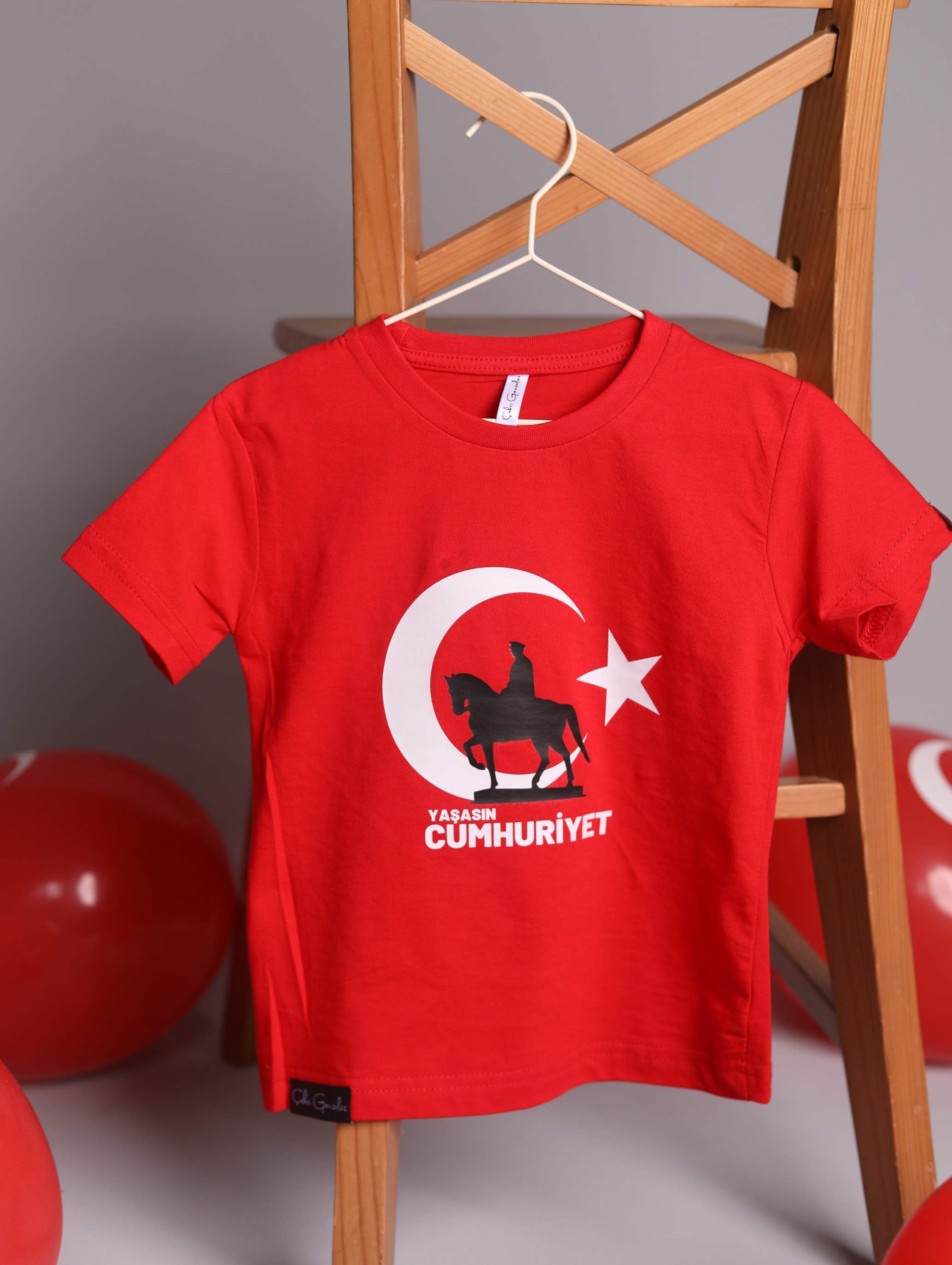 ÇOCUK - 29 Ekim Tişört - Kırmızı