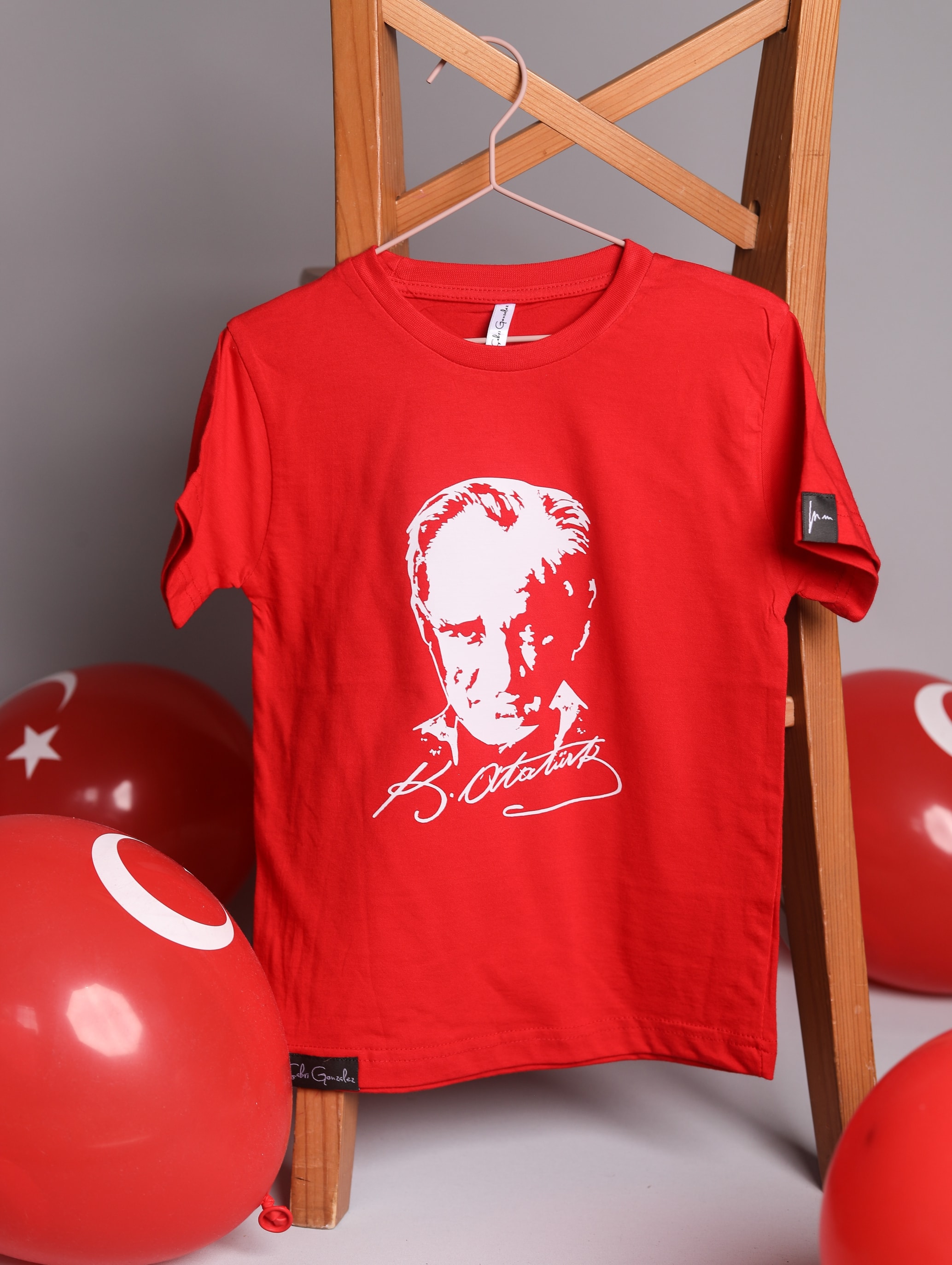 ÇOCUK - Atatürk Tişörtü - Kırmızı