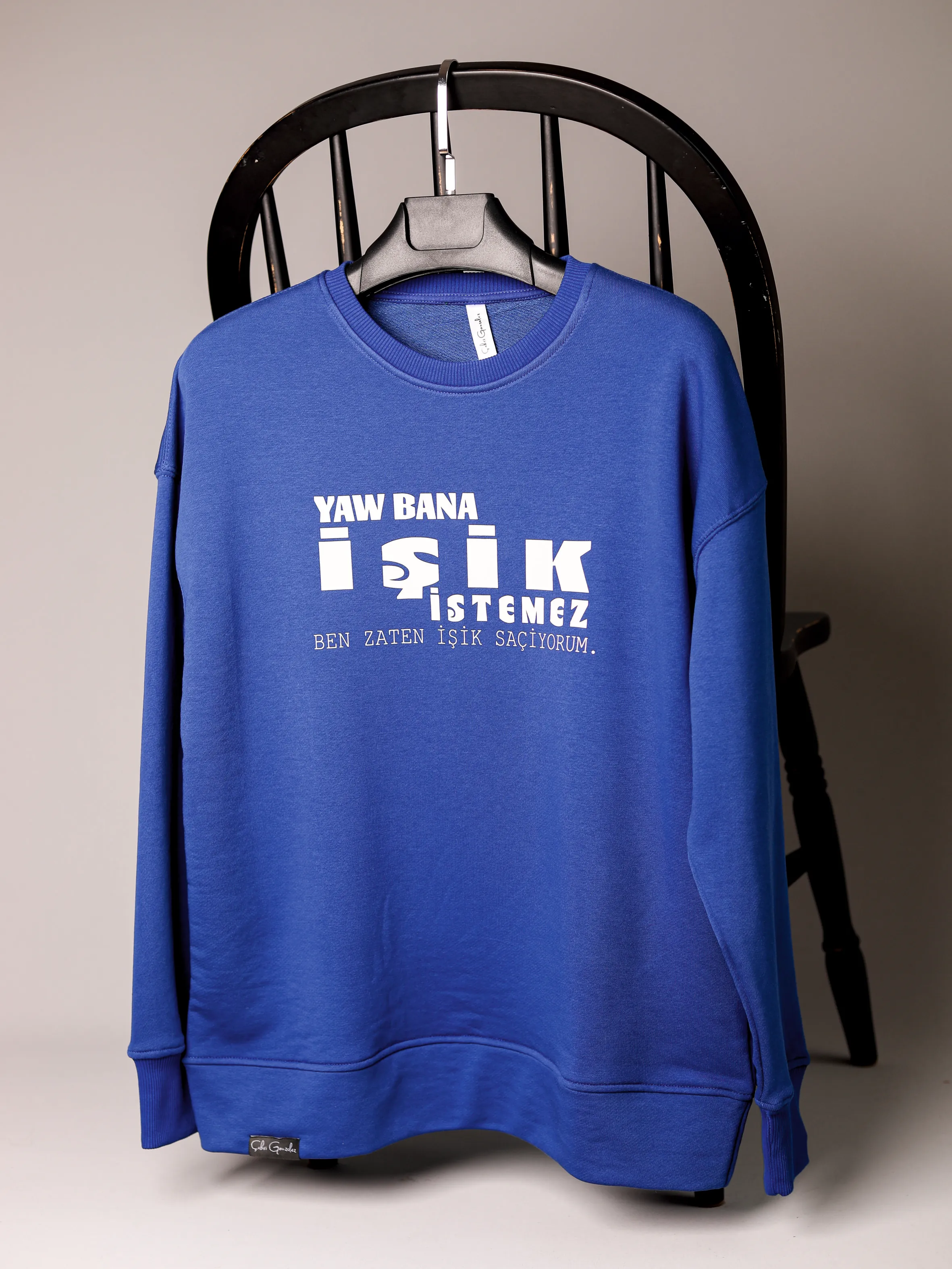 İşik Saçiyorum - Oversize Bisiklet Yaka Sivit