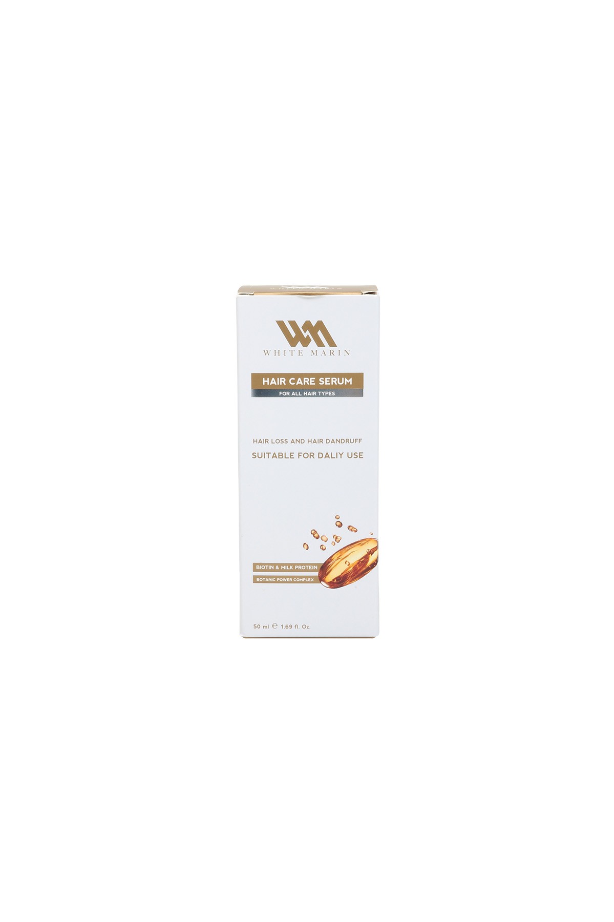 White Marin Saç Bakım Serumu 50 ml (Saç Dökülmesı̇ Ve Kepeklı̇ Saçlar)