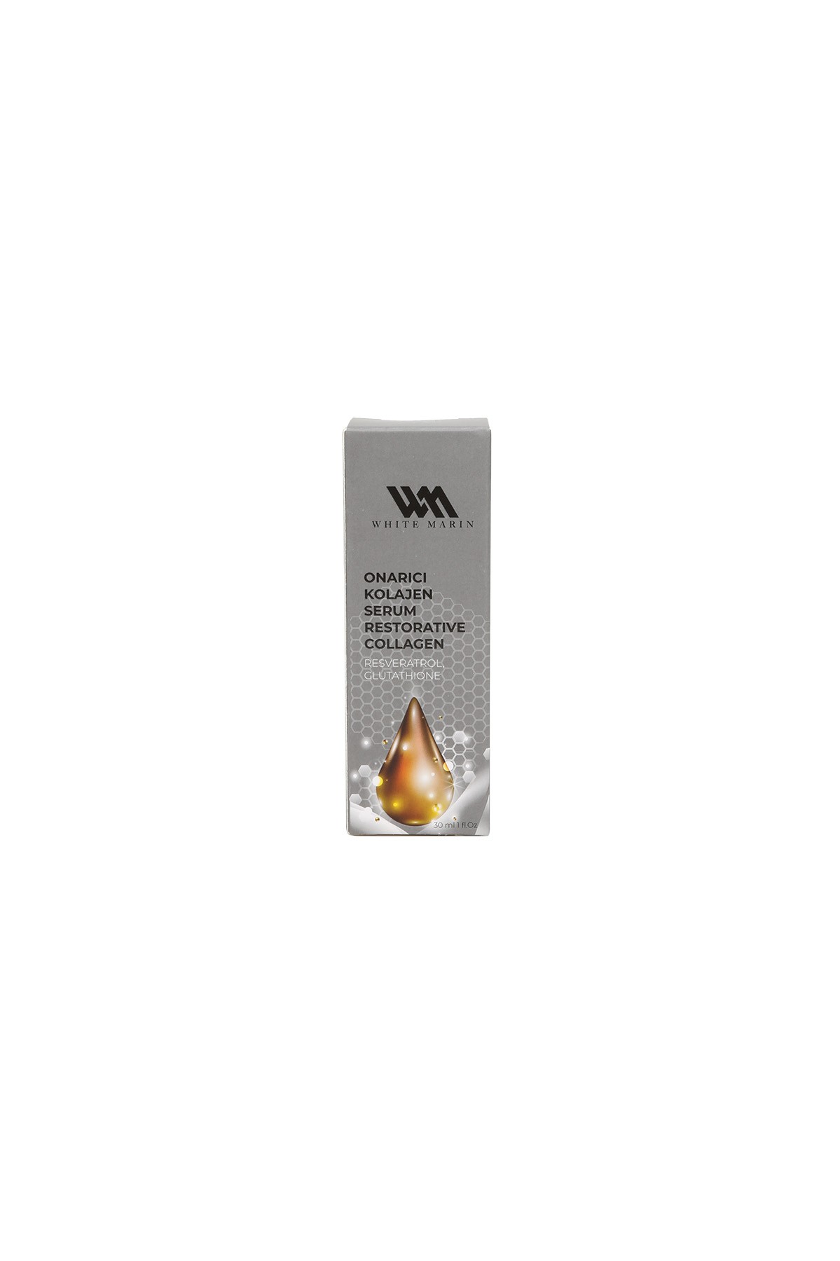 White Marin Onarıcı Kolajen Serum 30 ml 