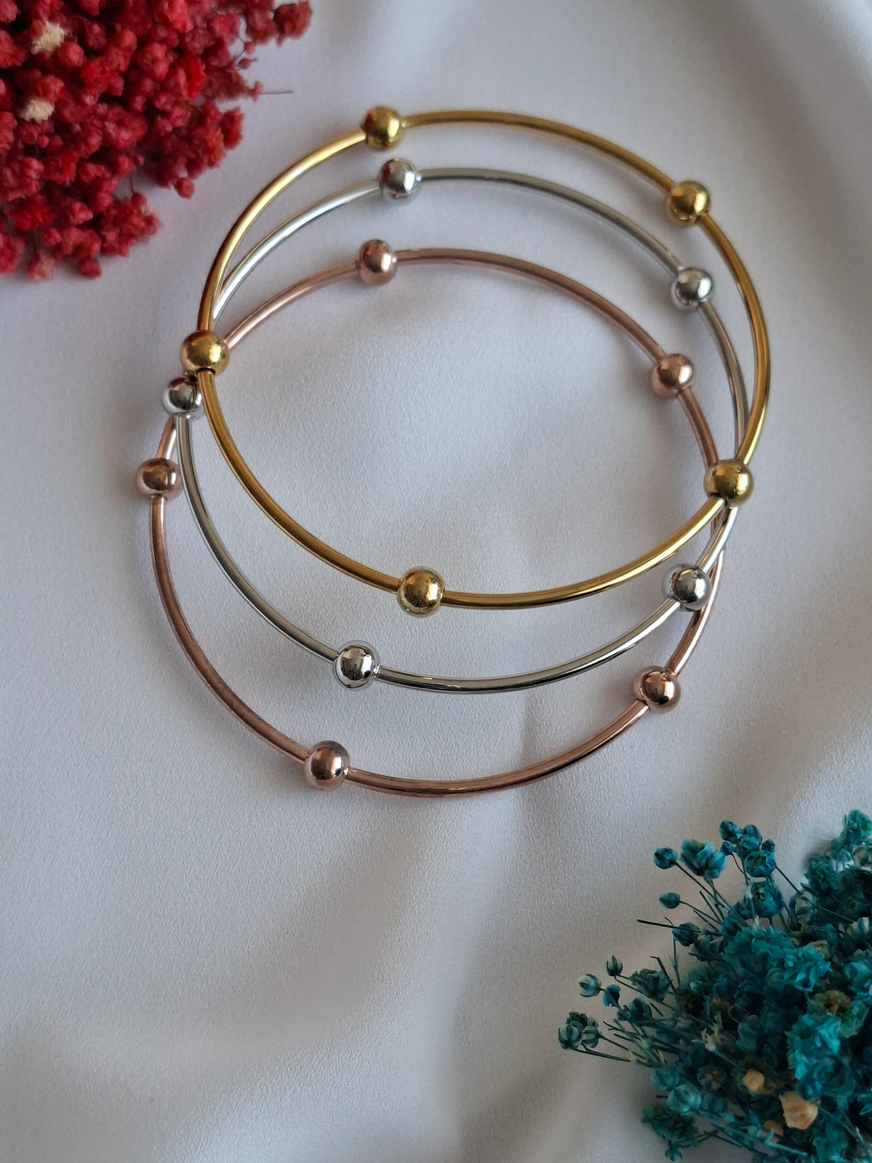 Çelik Dorikalı 3 Renkli Bileklik image