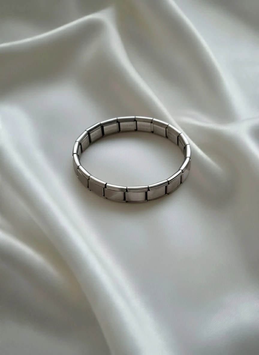 Çelik İtalyan Esnek Silver Bileklik main variant image