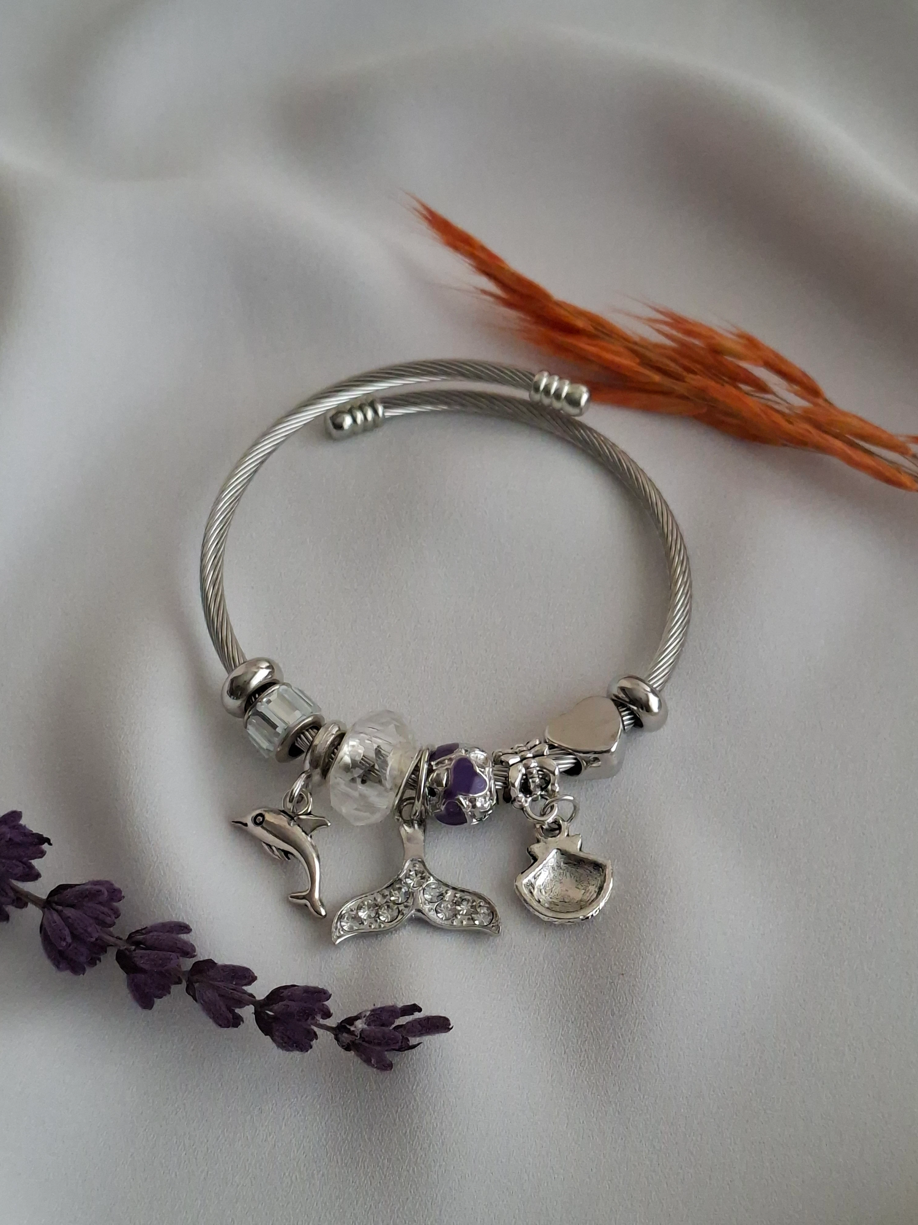 Çelik Yunus Motifli Pandora image